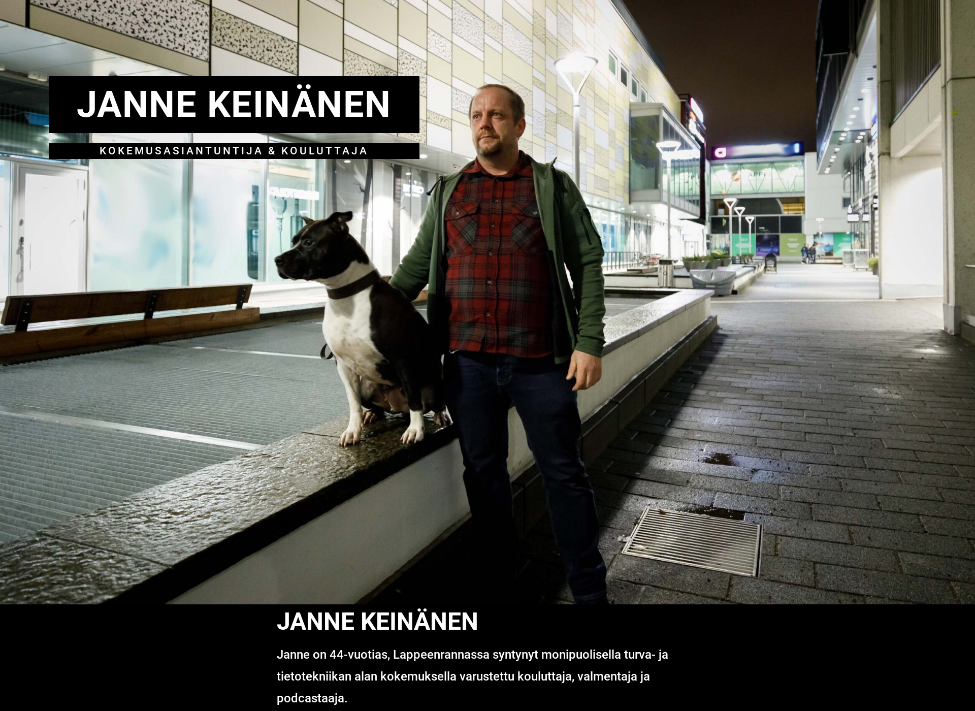 Screenshot for jannekeinanen.fi