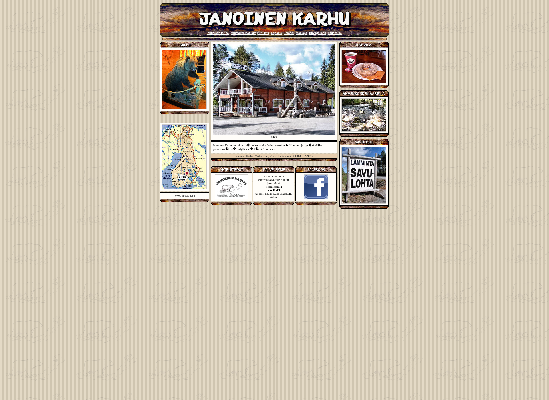 Screenshot for janoinenkarhu.fi