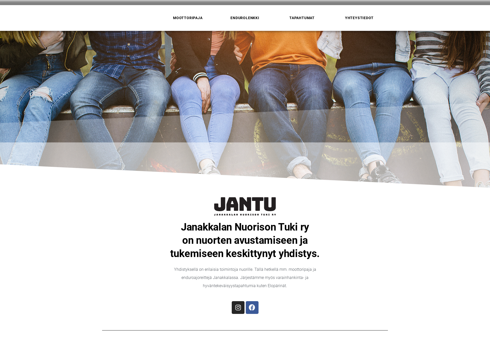 Skärmdump för jantu.fi