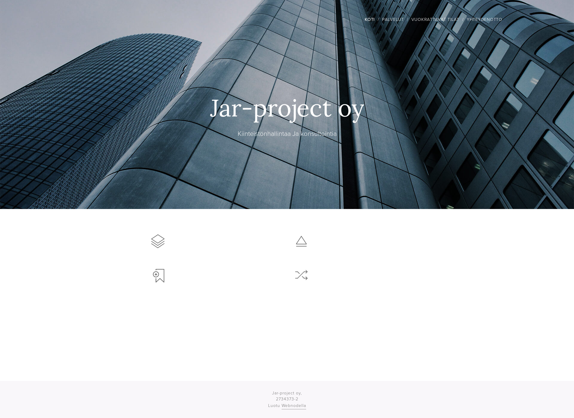 Skärmdump för jar-project.fi
