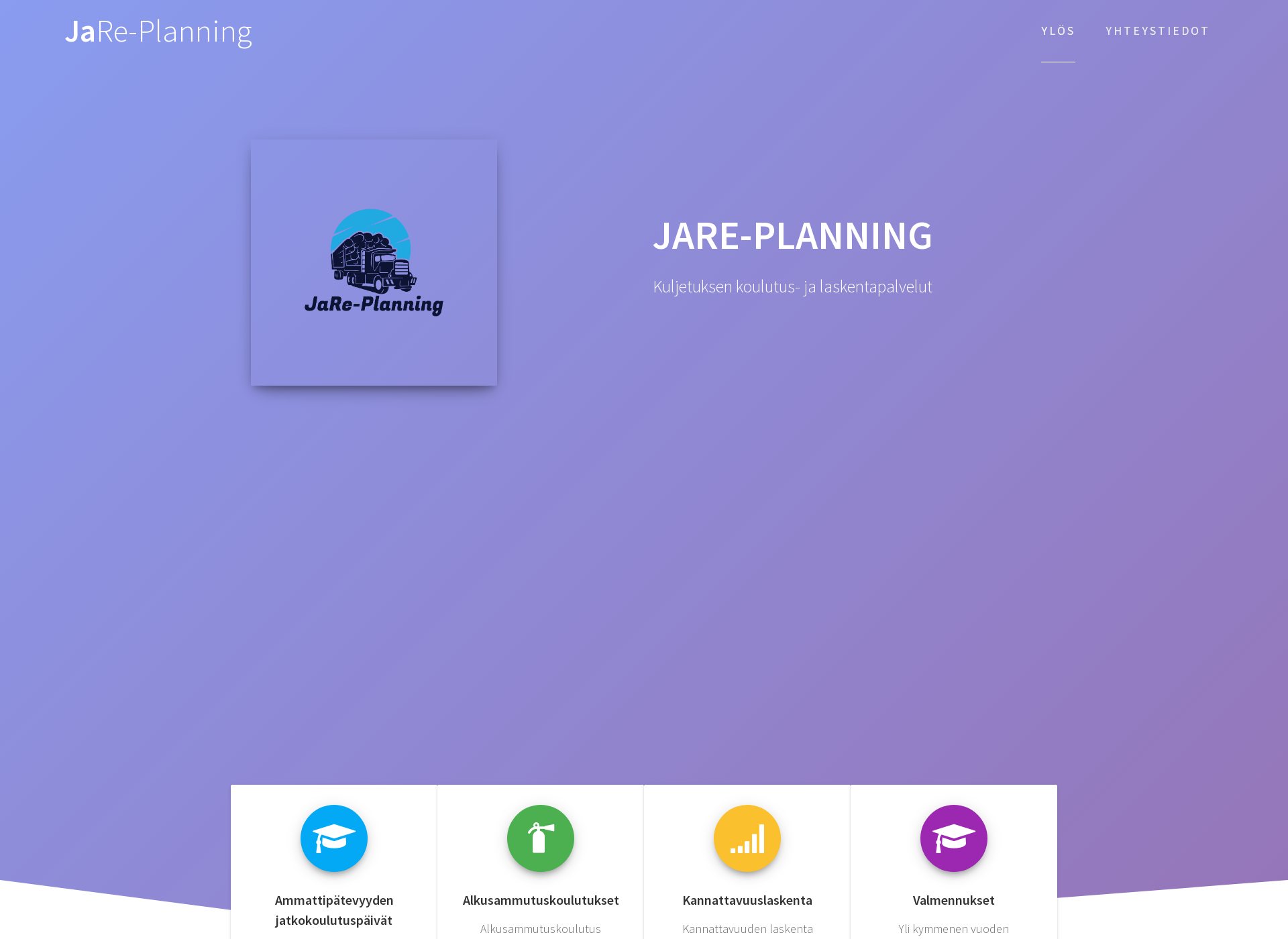Screenshot for jare-planning.fi