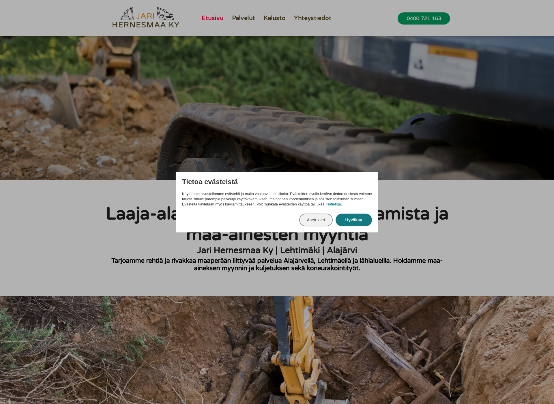Screenshot for jarihernesmaa.fi
