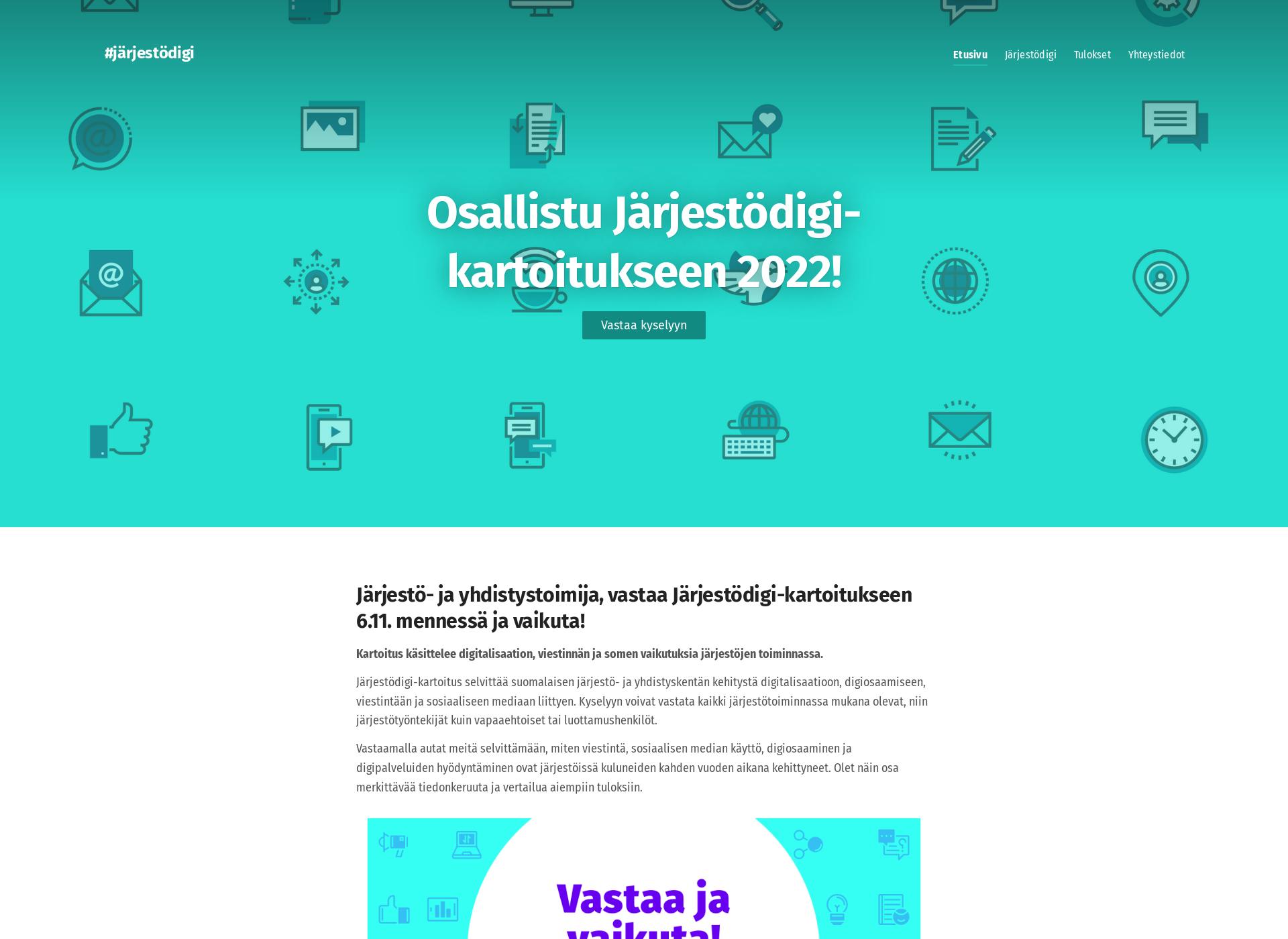 Screenshot for jarjestodigi.fi