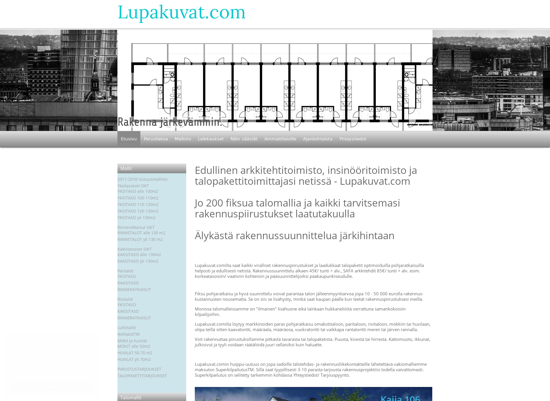 Screenshot for jarkitalot.fi