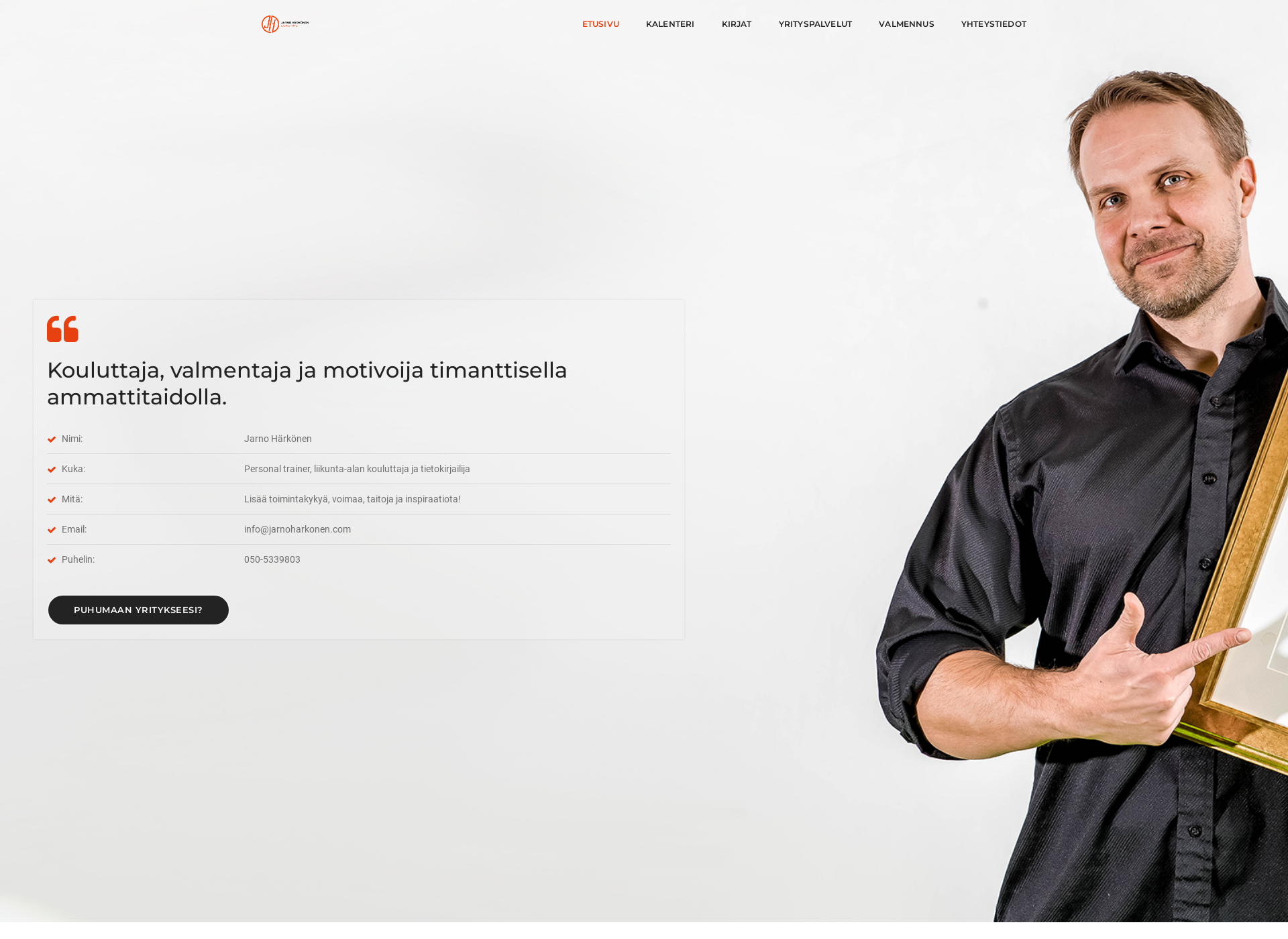 Screenshot for jarnoharkonen.com