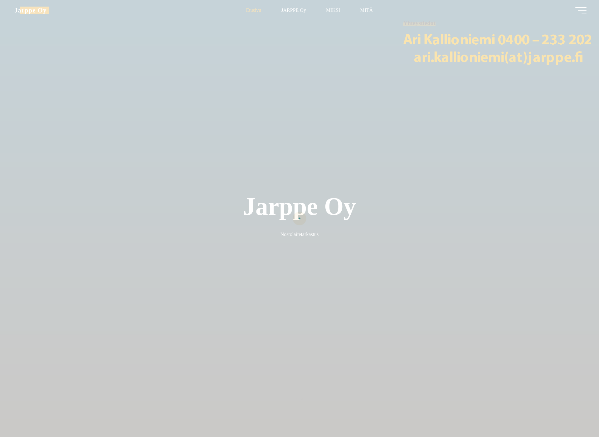 Screenshot for jarppe.fi