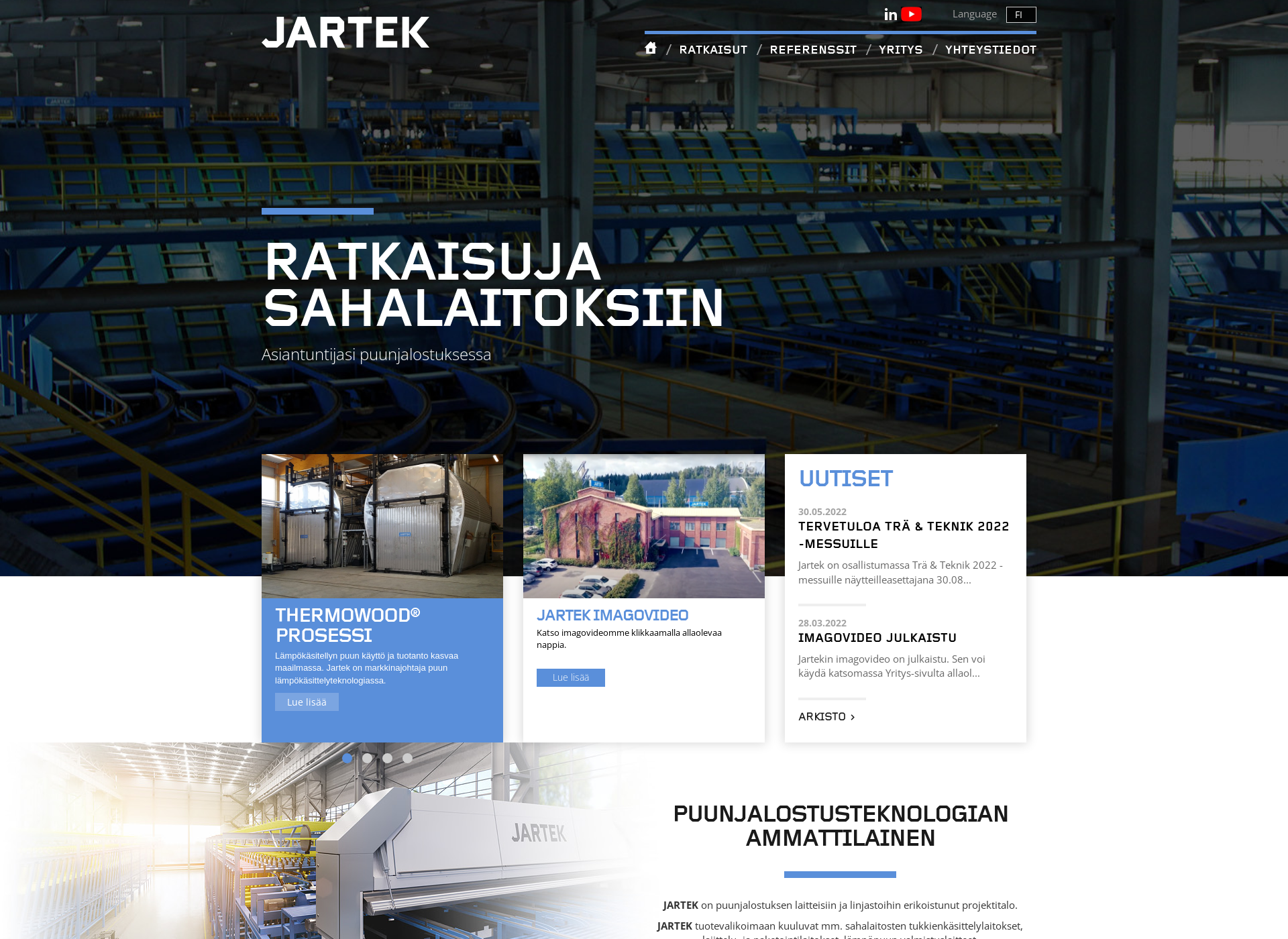 Skärmdump för jartekai.fi