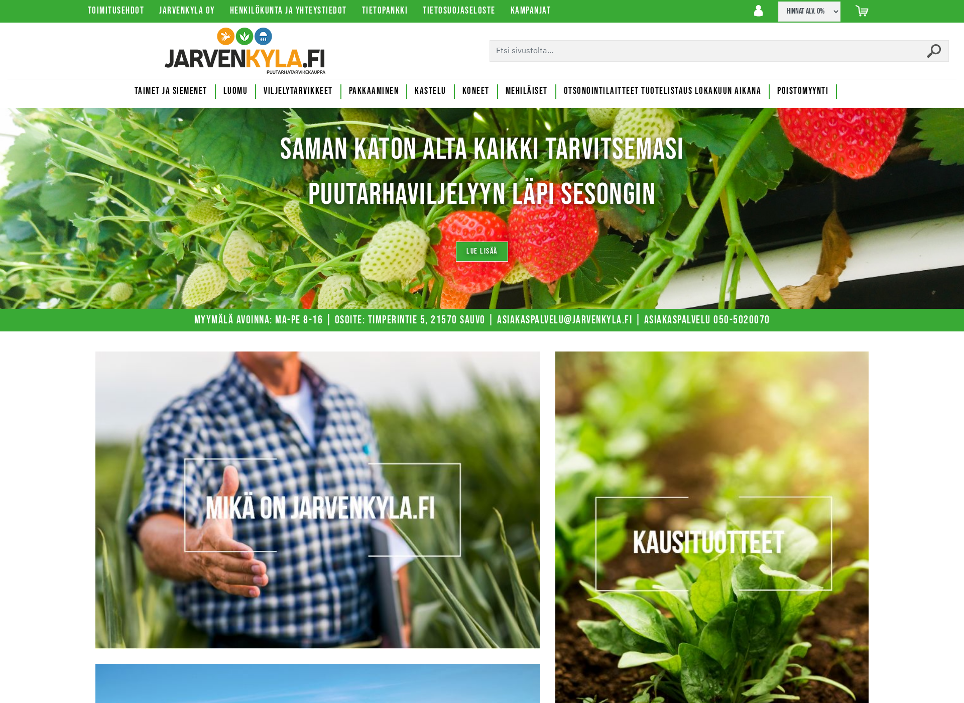 Screenshot for jarvenkyla.fi