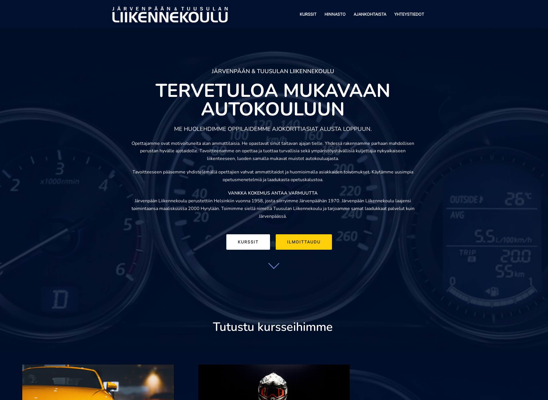Screenshot for jarvenpaanautokoulu.fi