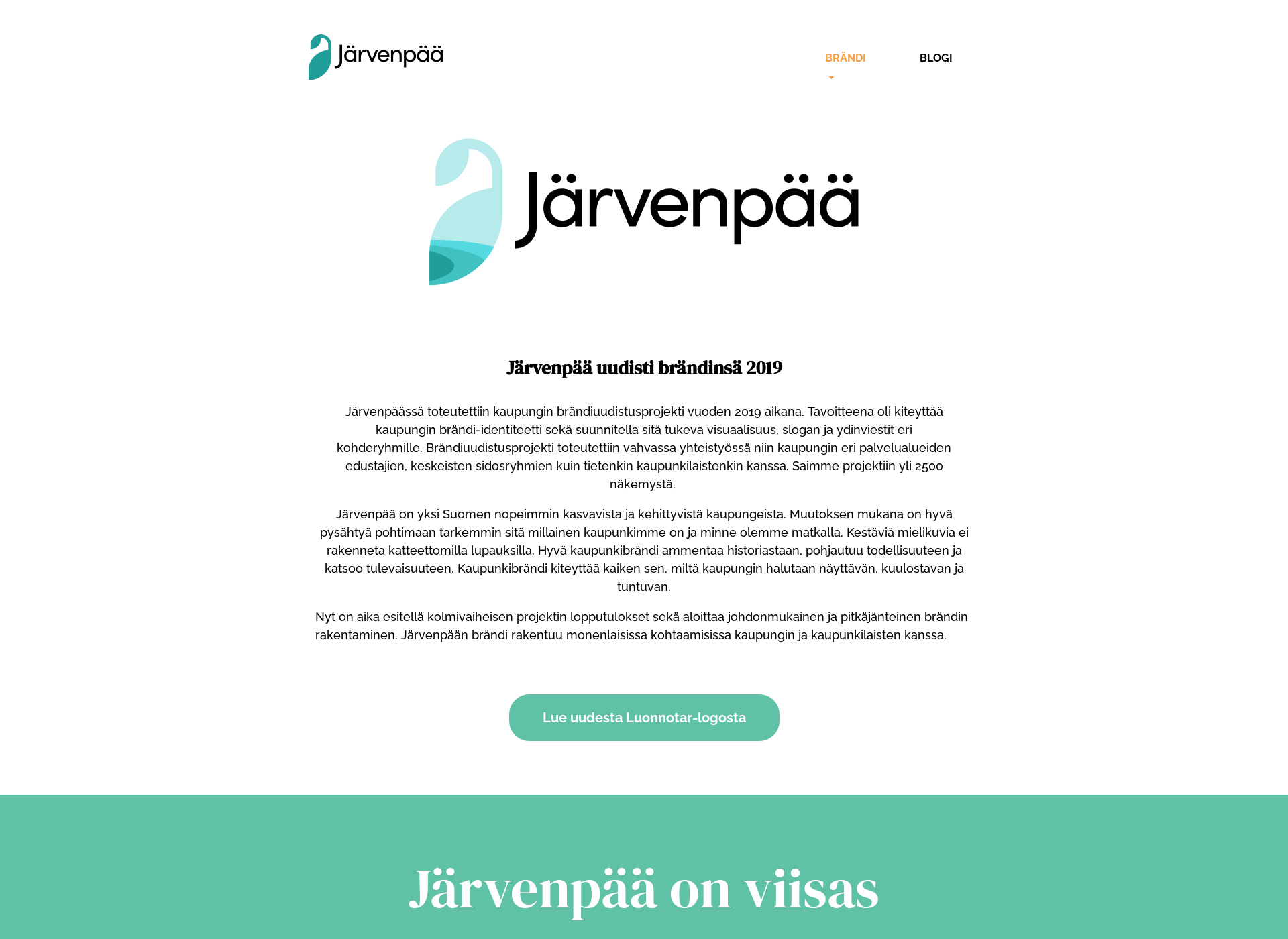 Screenshot for jarvenpaani.fi