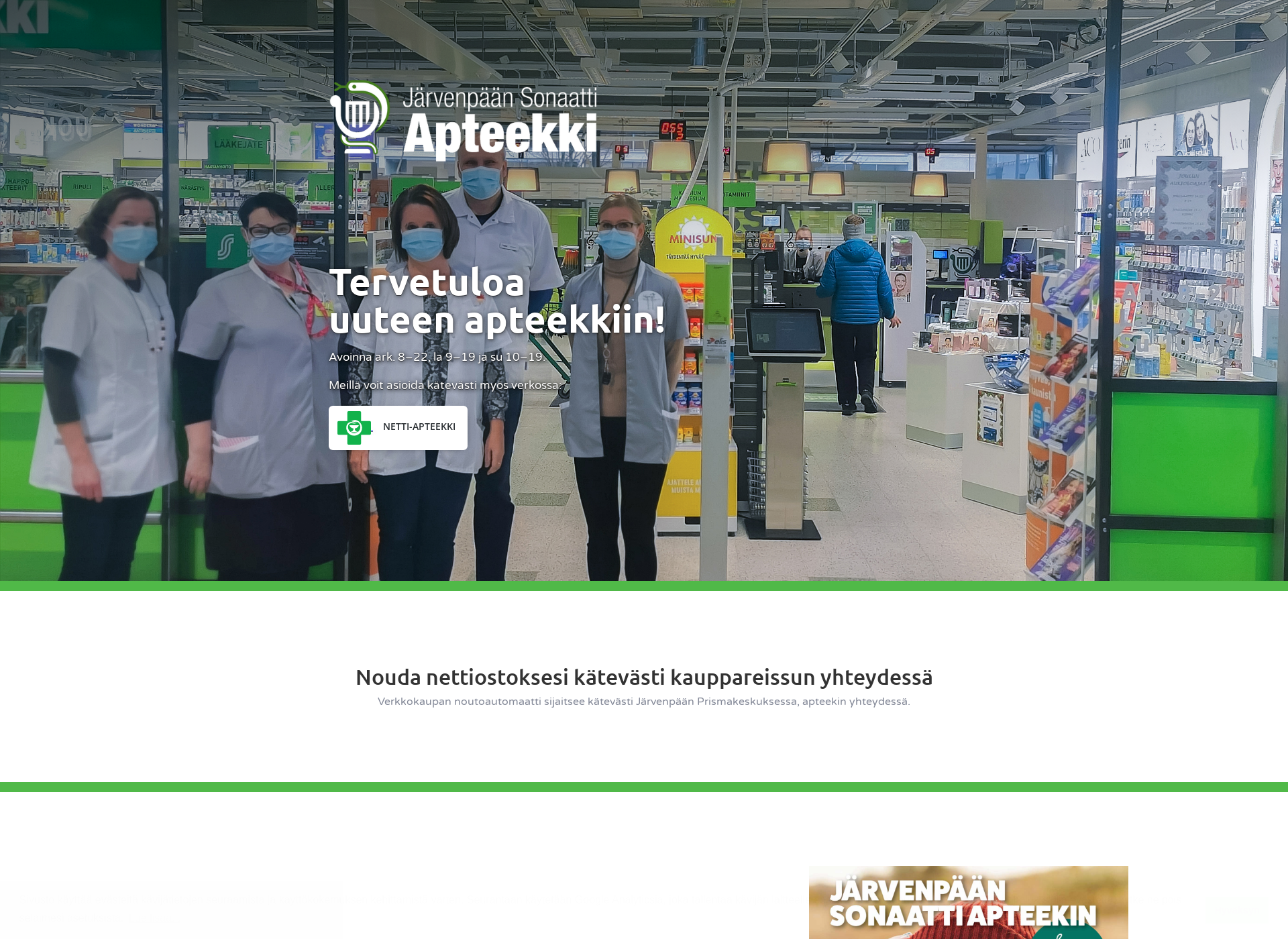 Screenshot for jarvenpaansonaattiapteekki.fi
