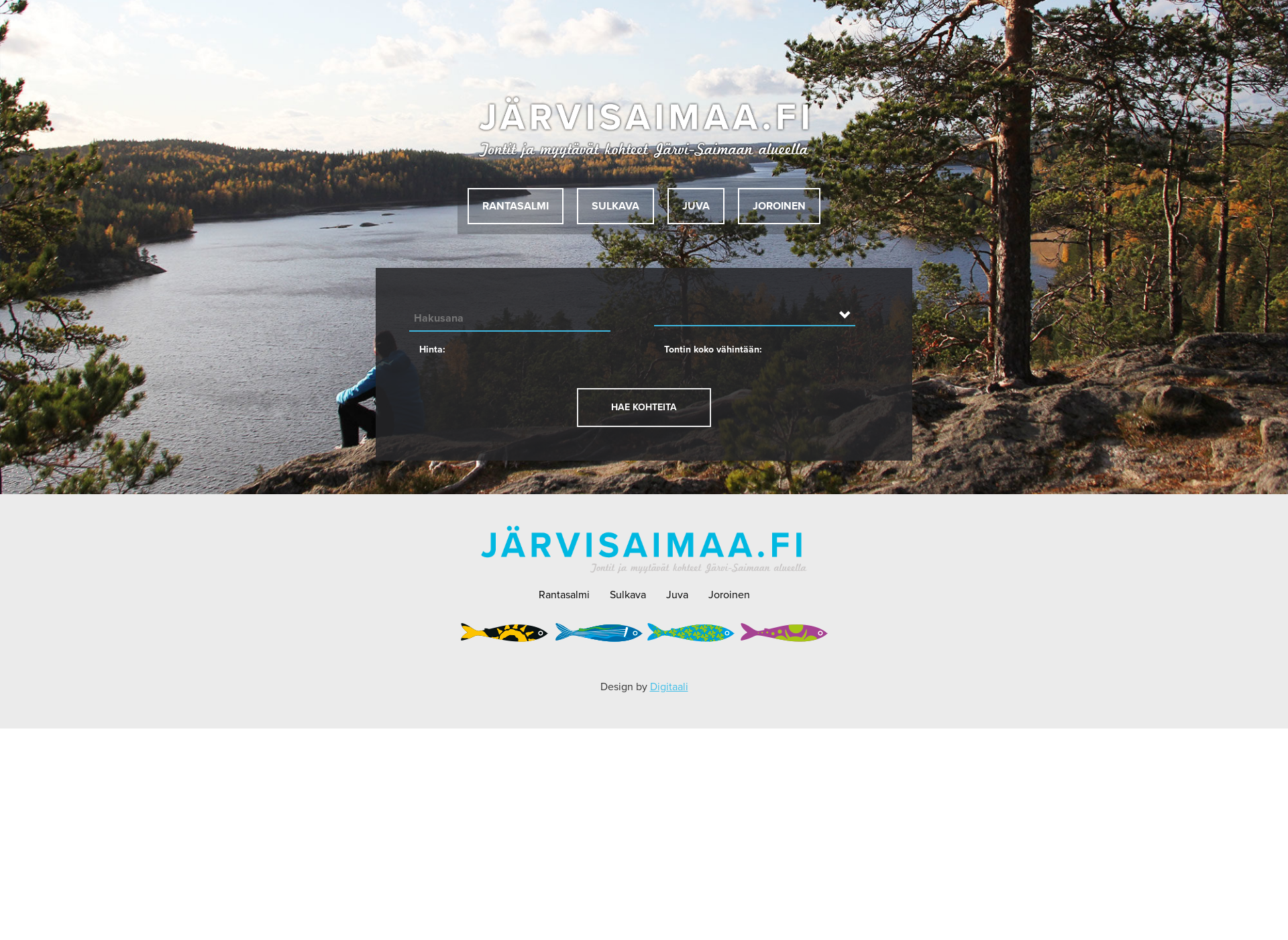 Screenshot for jarvi-saimaa.fi
