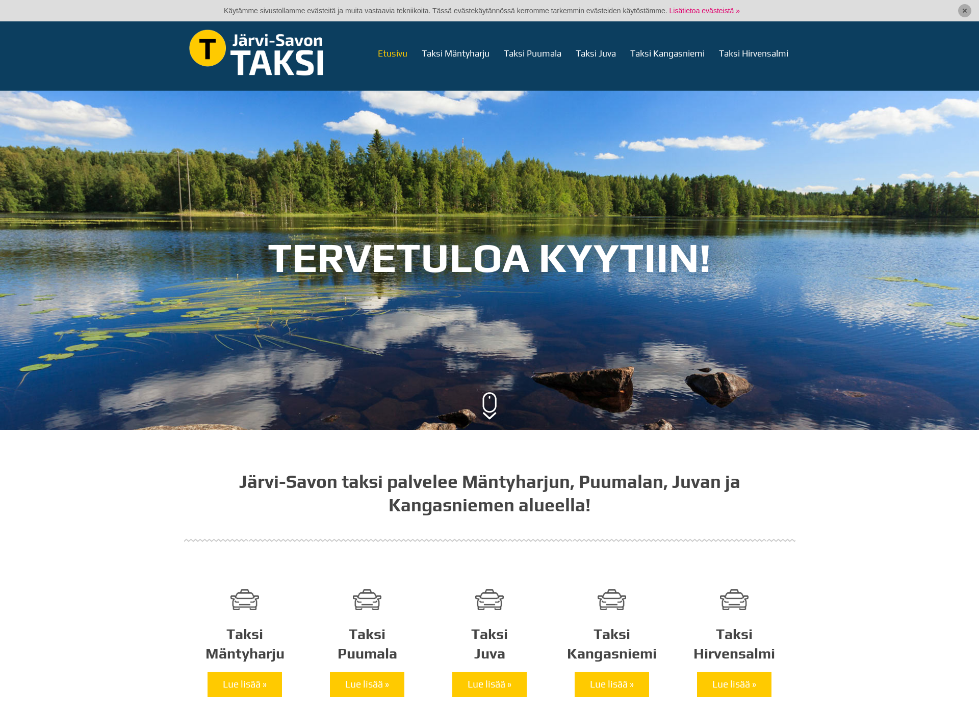 Screenshot for jarvisavontaksi.fi