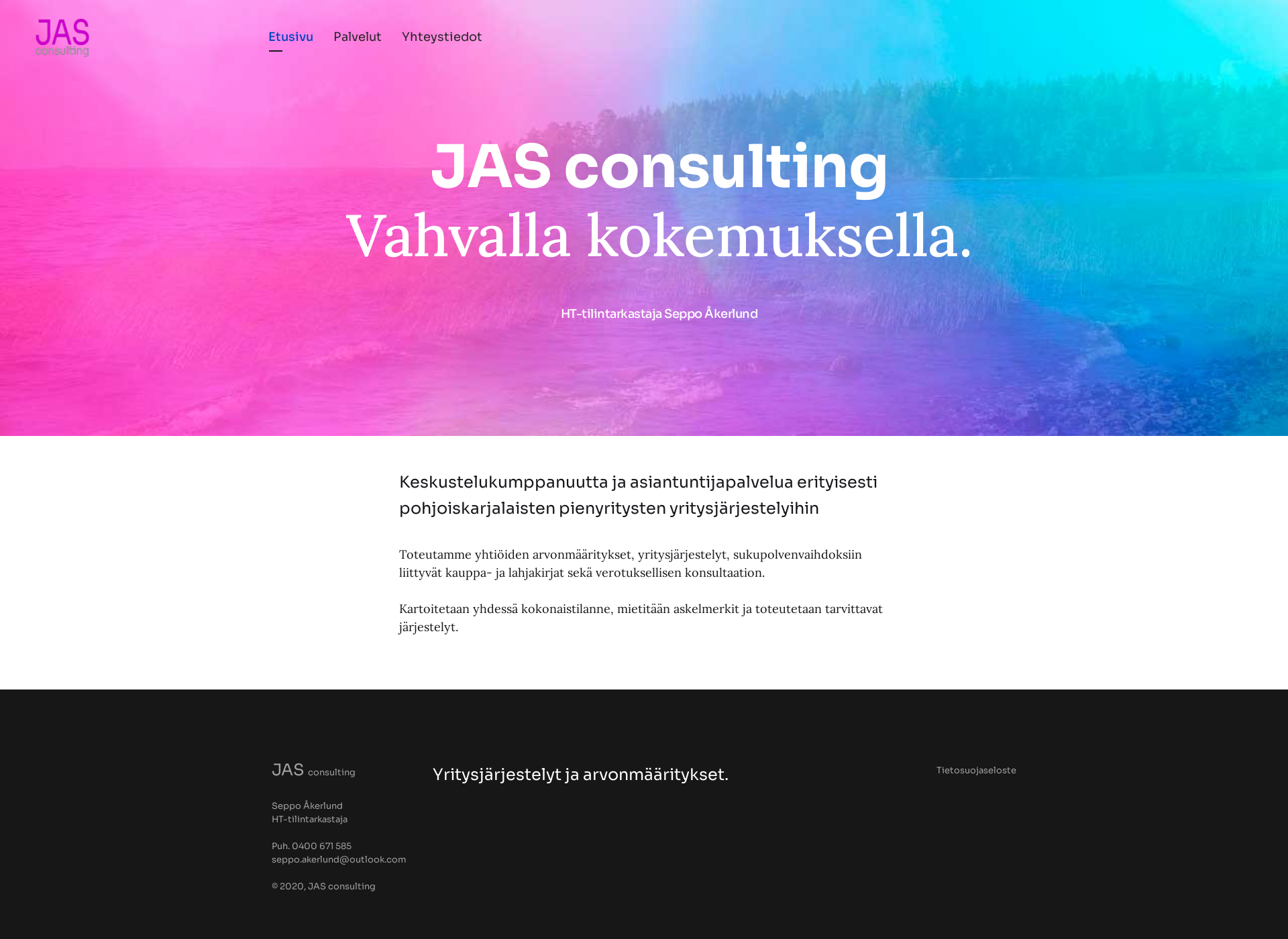 Screenshot for jasconsulting.fi