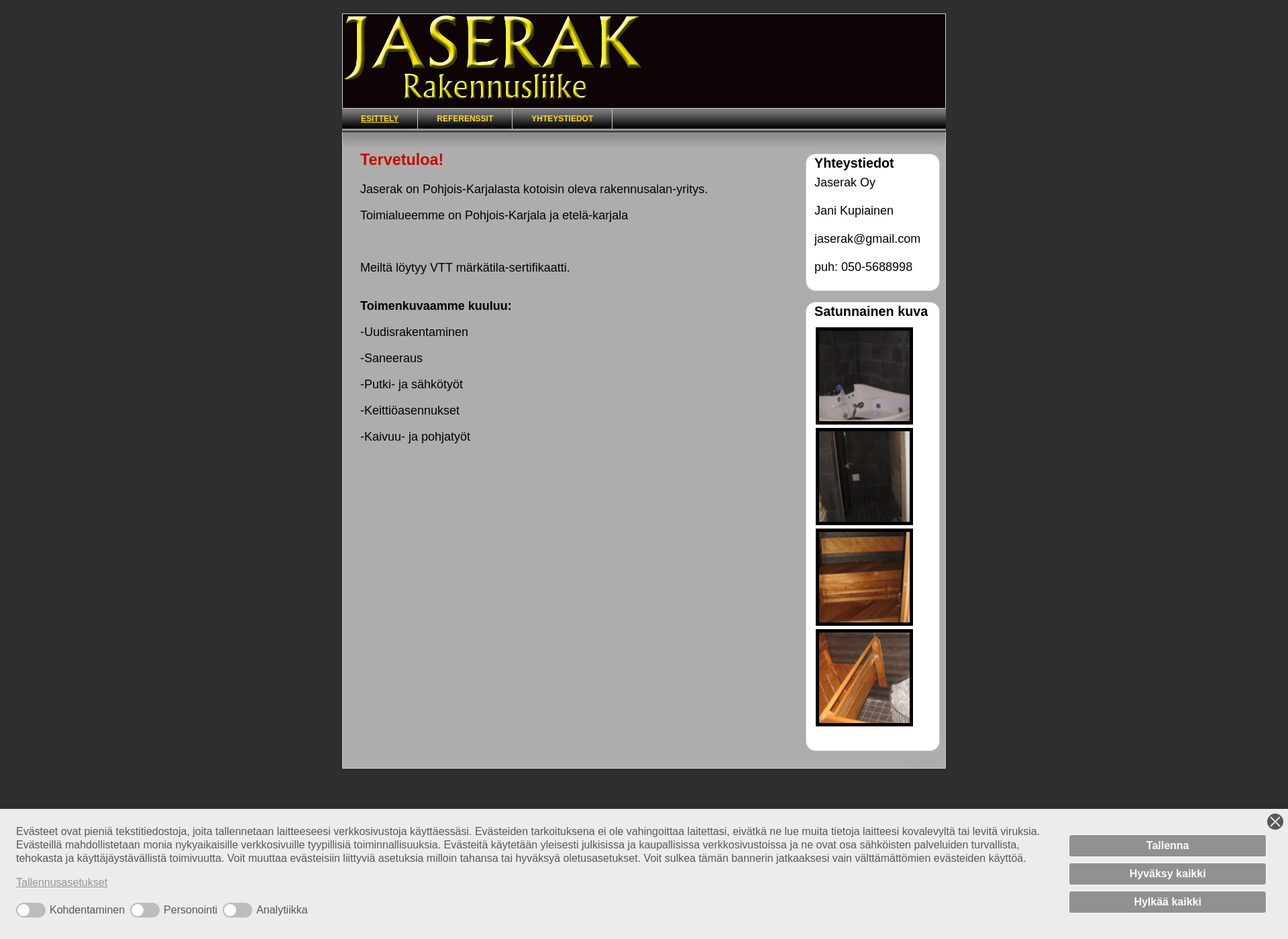 Screenshot for jaserak.fi