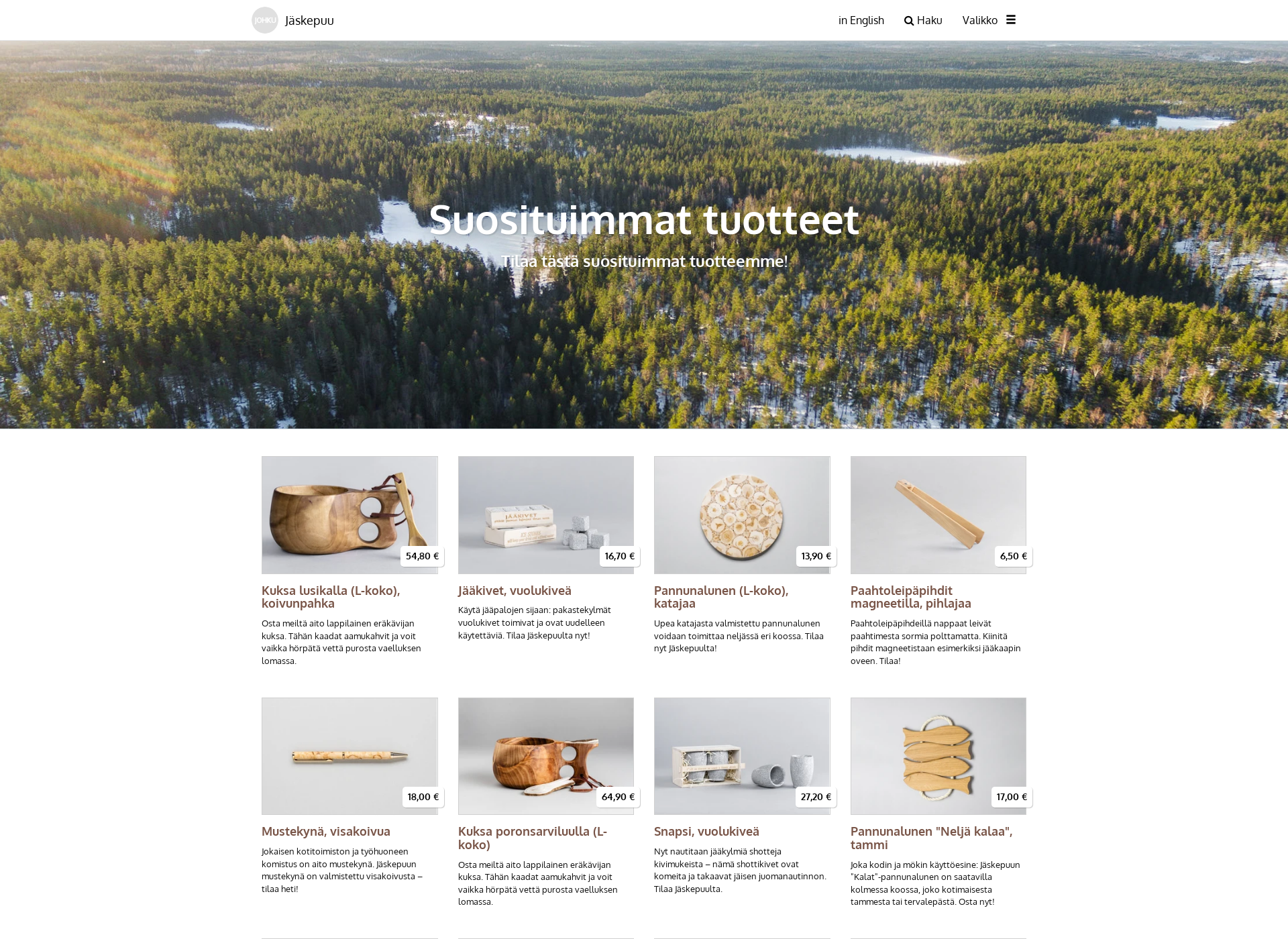 Screenshot for jaskepuu.fi