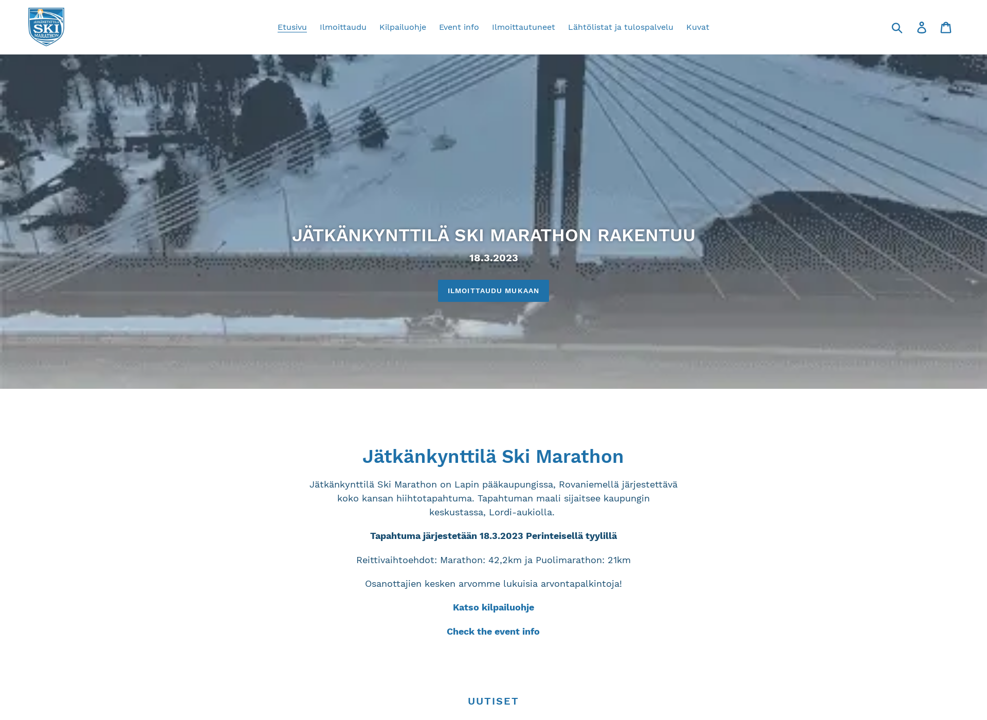 Screenshot for jatkankynttilaskimarathon.fi