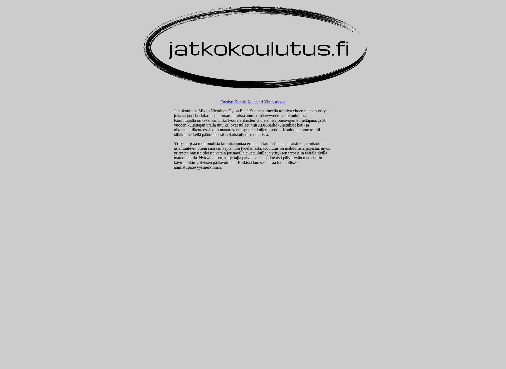 Screenshot for jatkokoulutus.fi