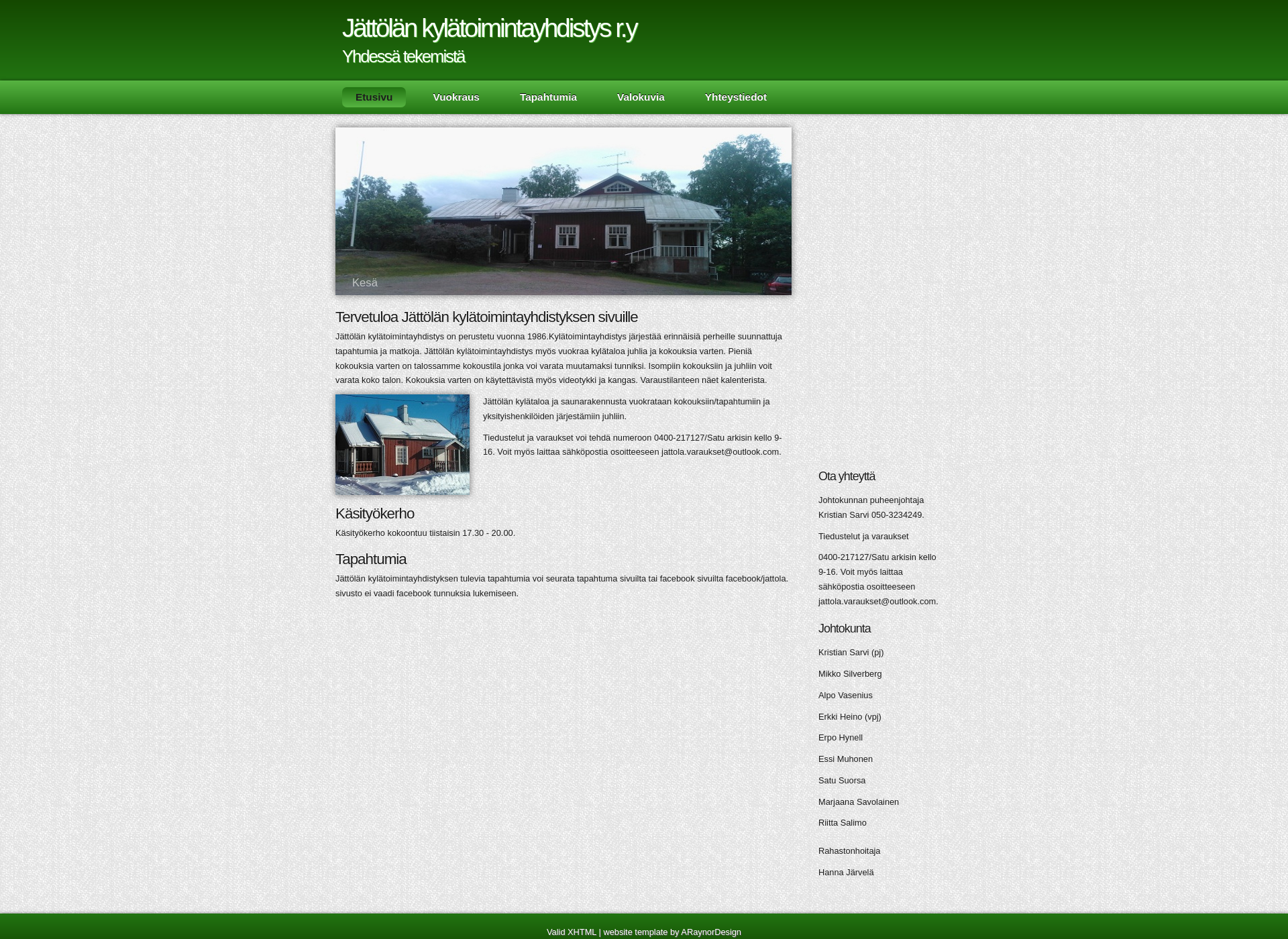 Screenshot for jattola.fi