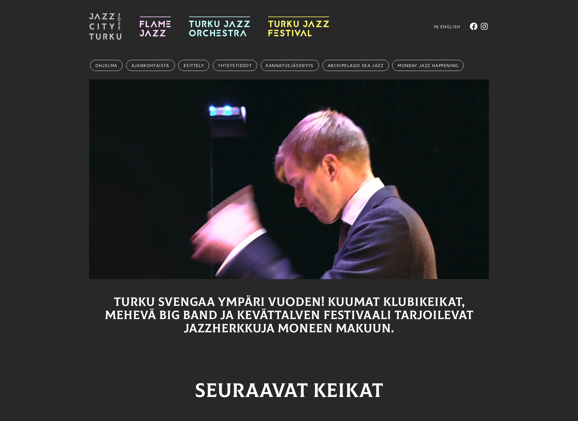 Screenshot for jazzcityturku.fi