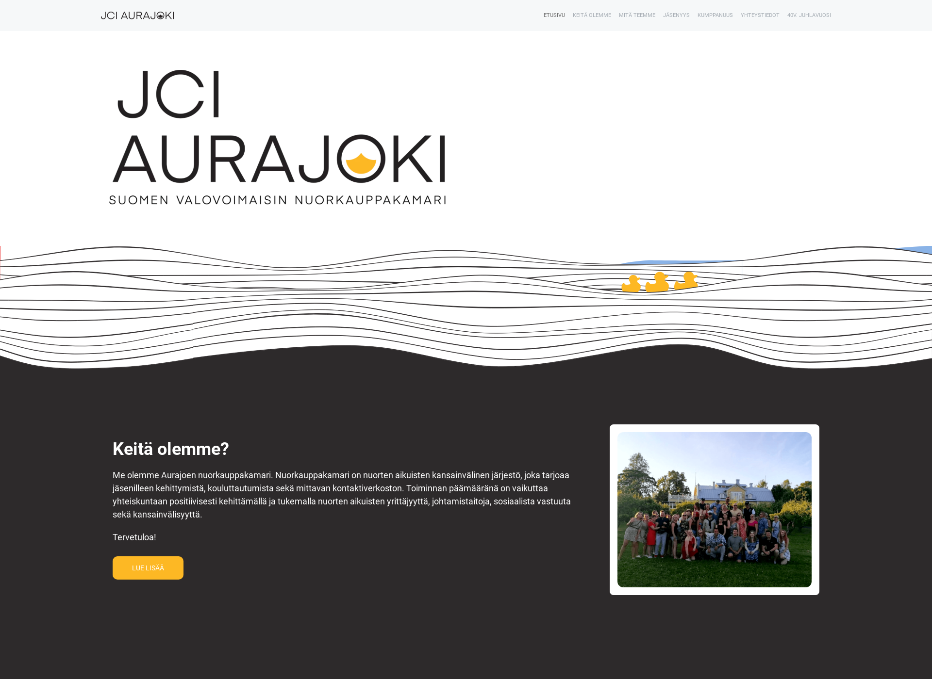 Screenshot for jciaurajoki.fi