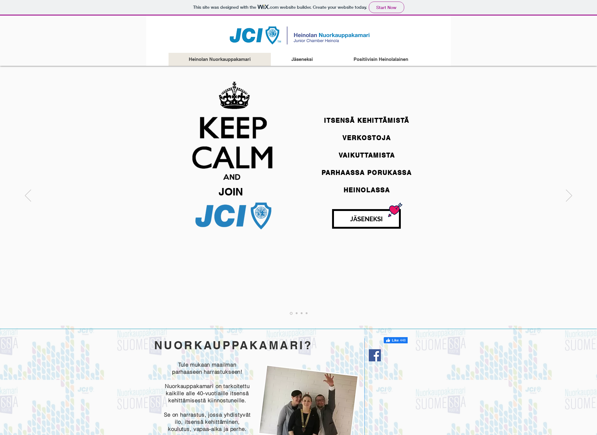 Skärmdump för jciheinola.fi