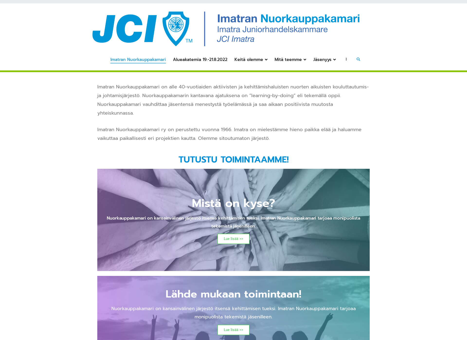 Screenshot for jcimatra.fi