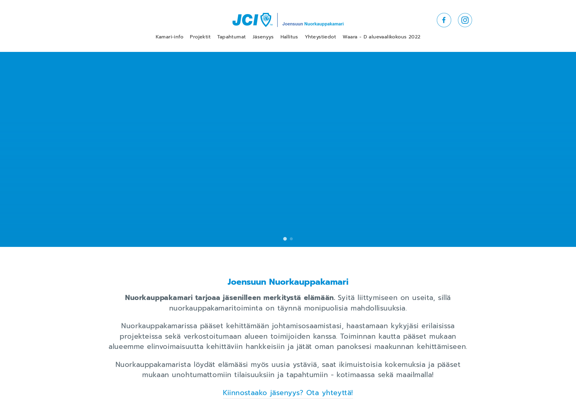Screenshot for jcjoensuu.fi