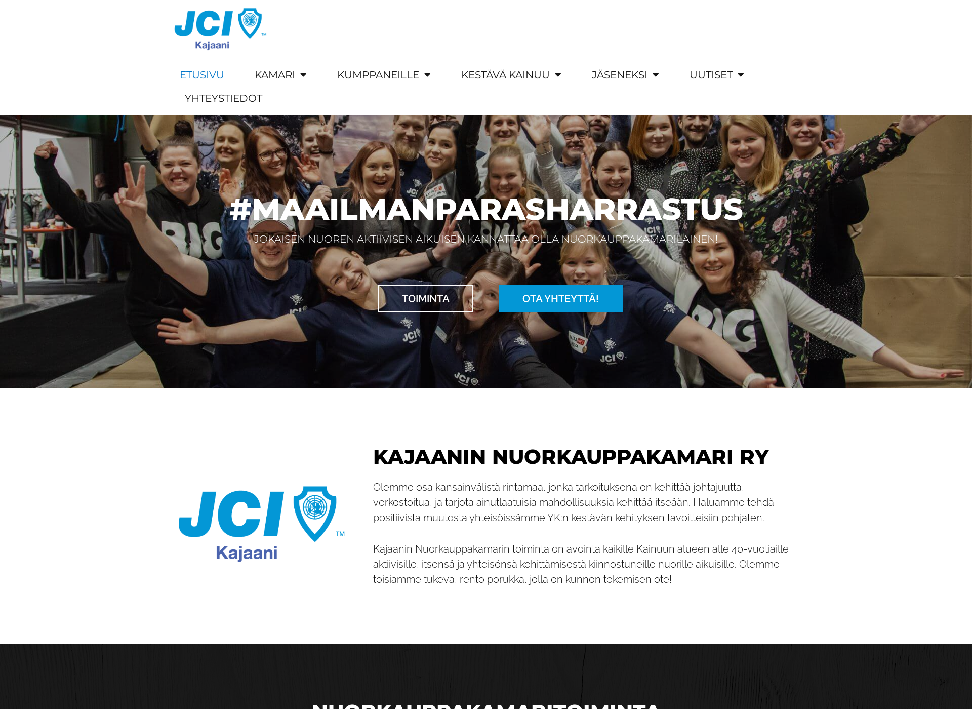 Screenshot for jckajaani.fi