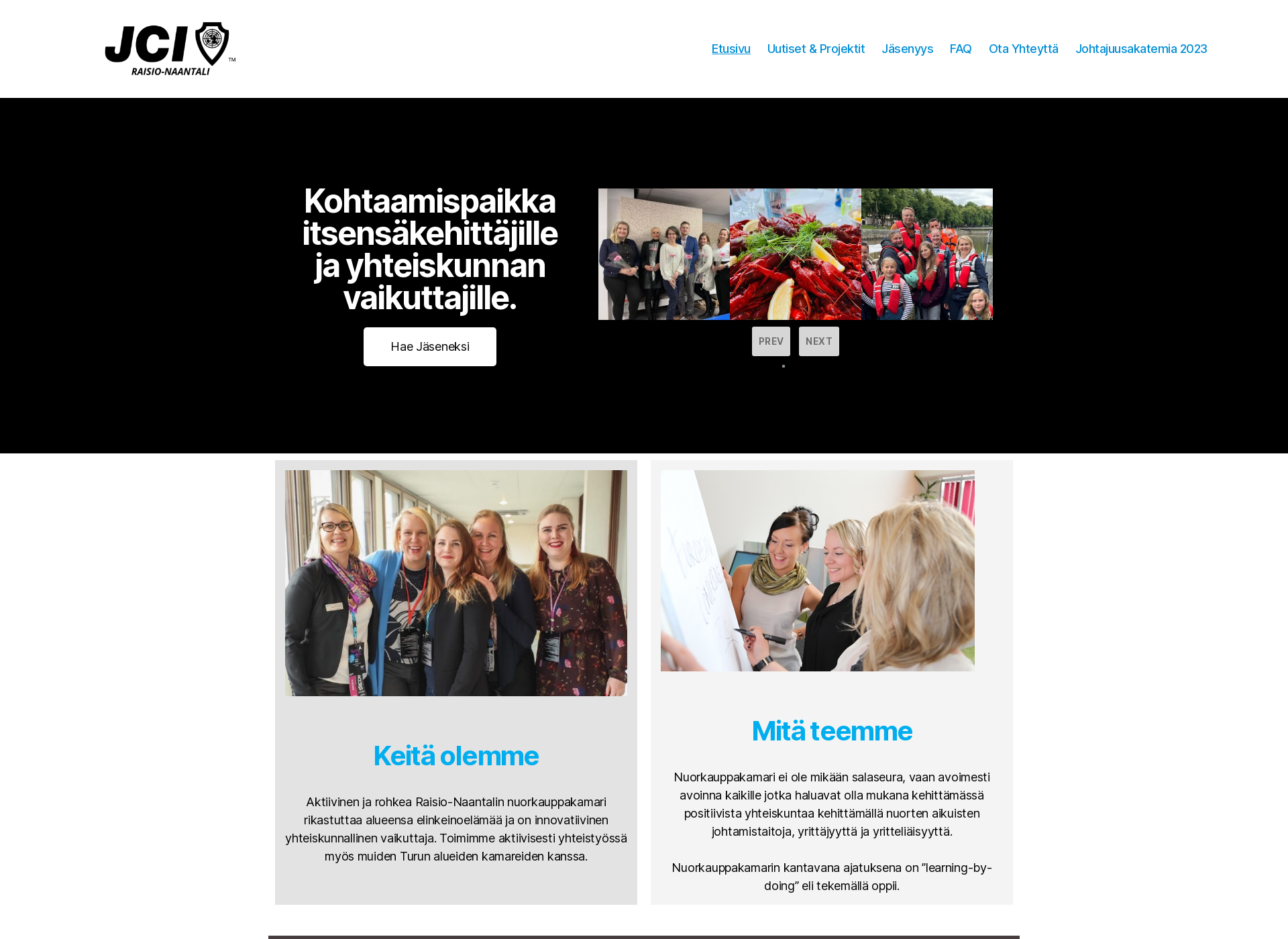 Skärmdump för jcraisionaantali.fi