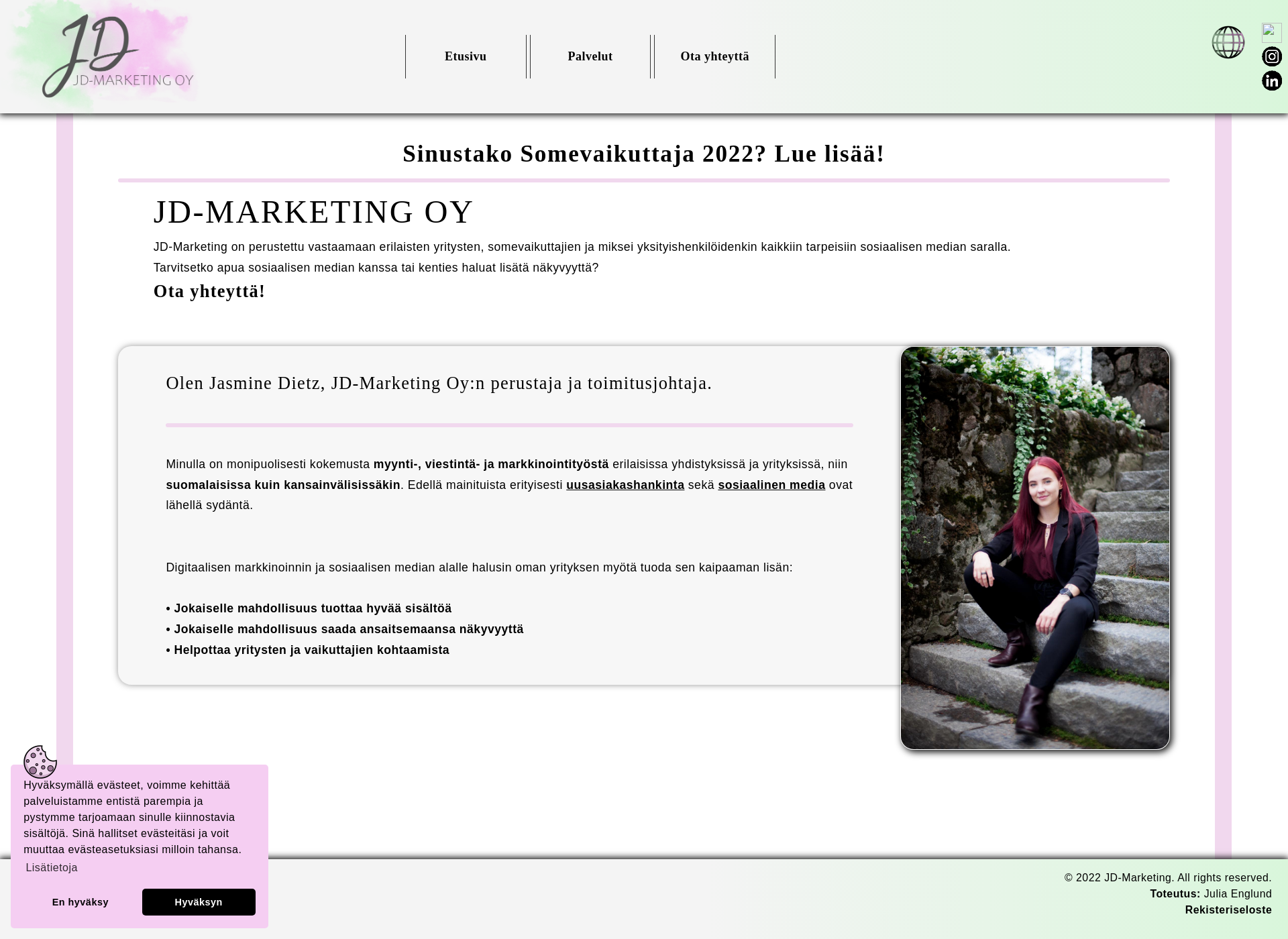 Screenshot for jdmarketing.fi