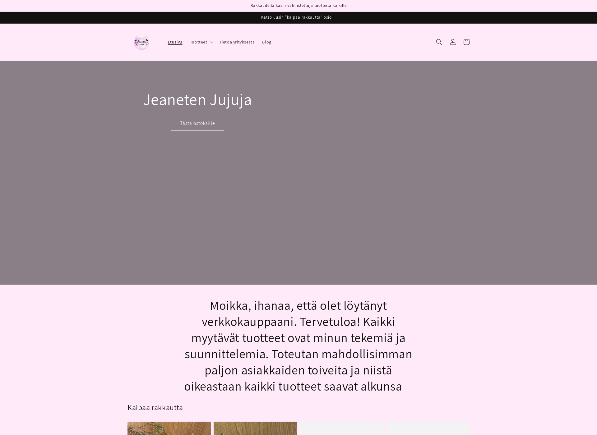 Skärmdump för jeanetenjujuja.fi