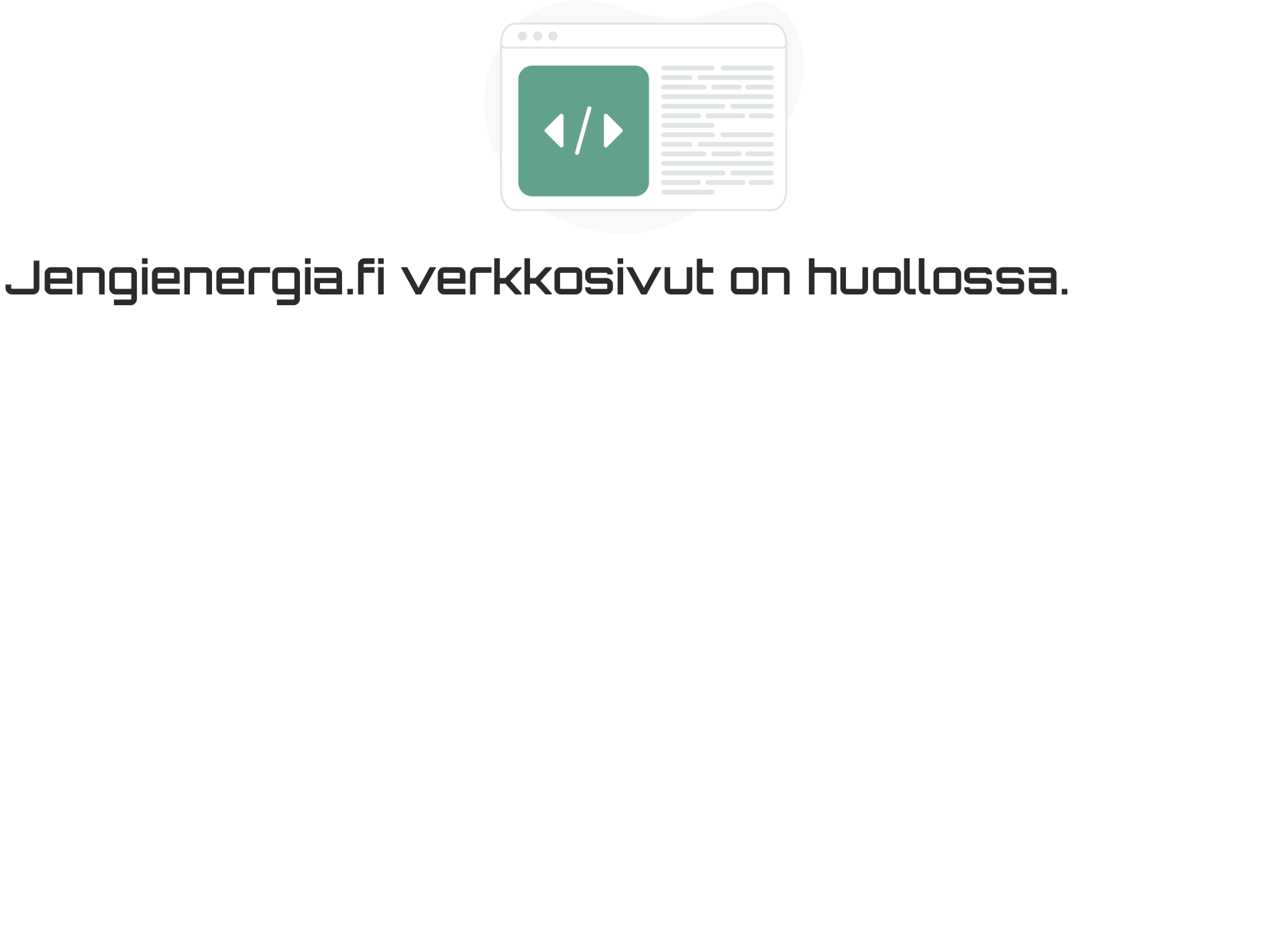 Skärmdump för jengienergia.fi
