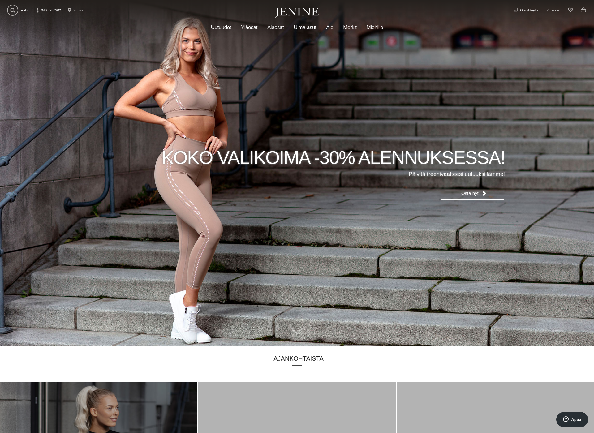 Screenshot for jenine.fi