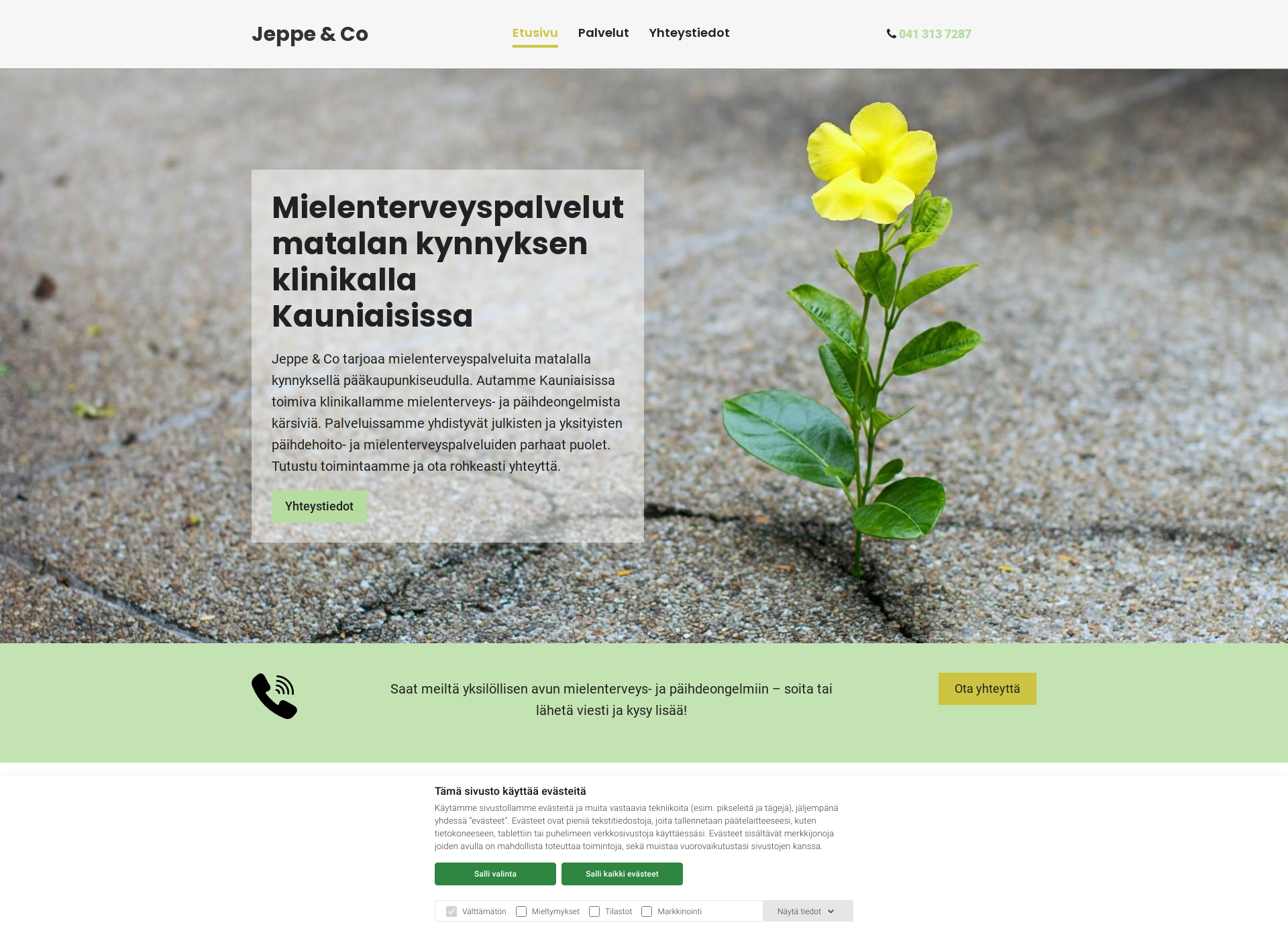 Skärmdump för jeppeco.fi