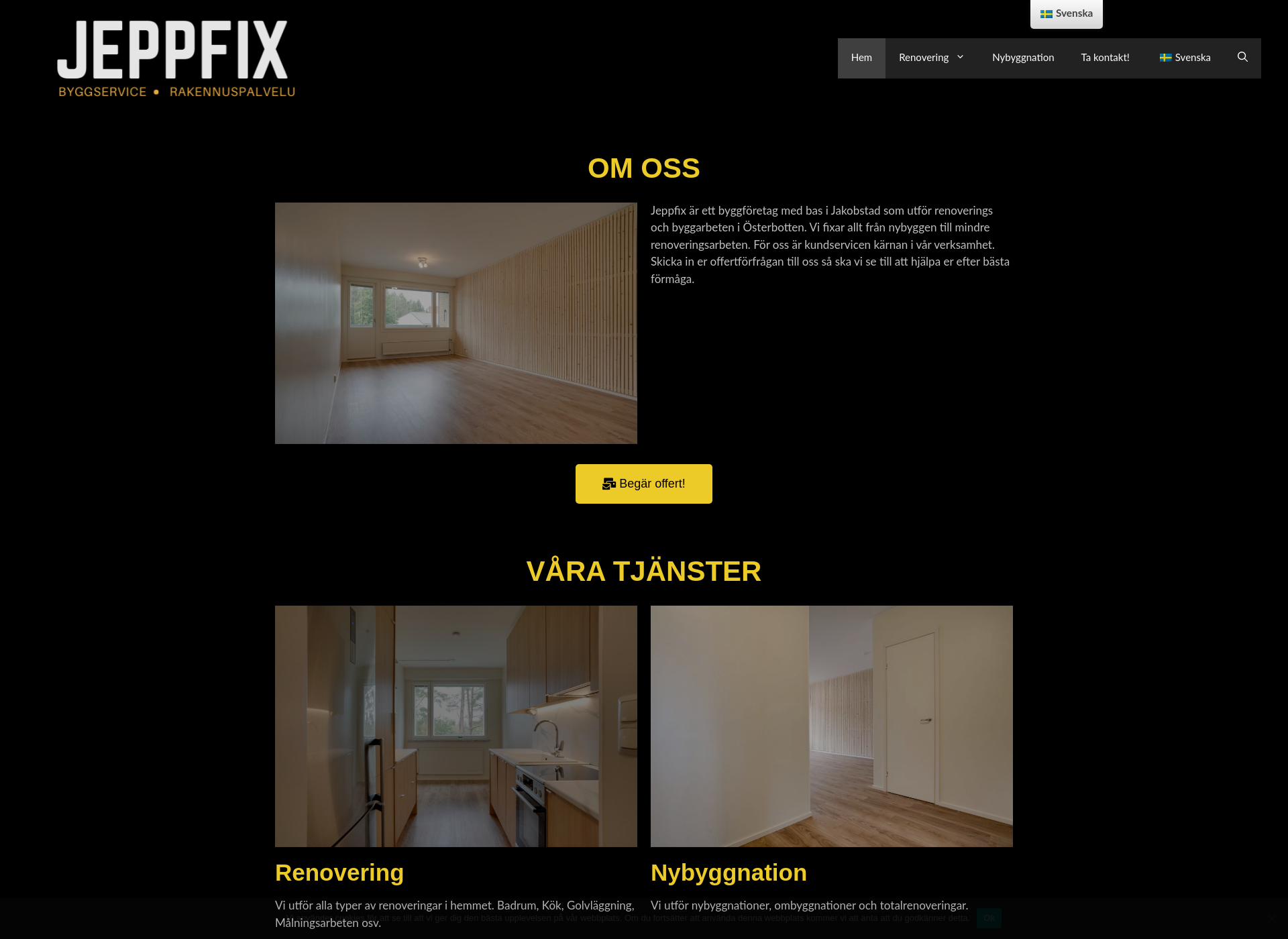 Screenshot for jeppfix.fi