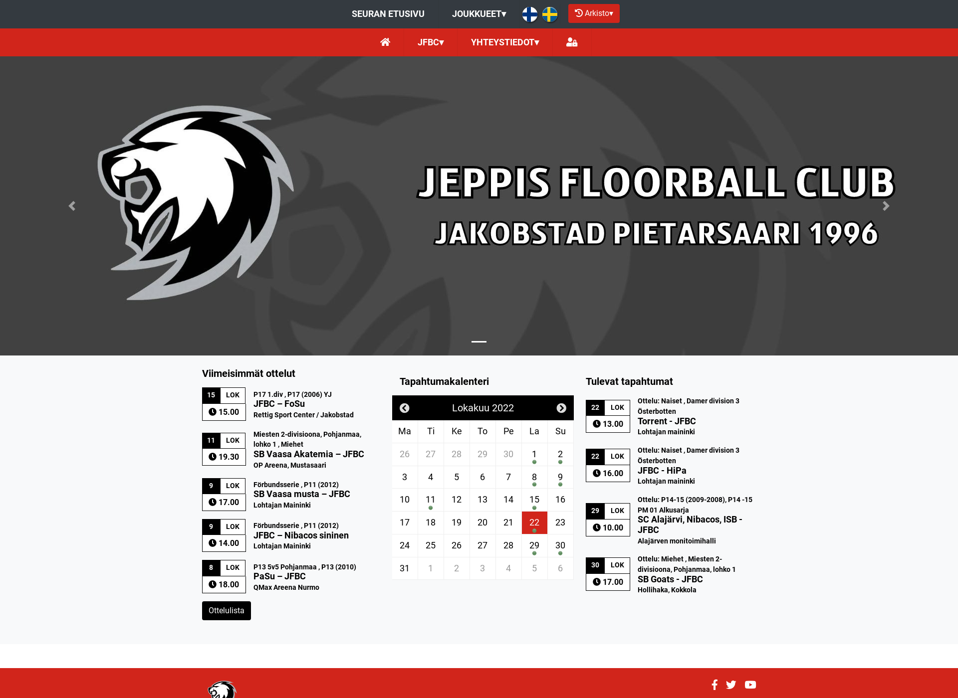 Screenshot for jeppisfbc.fi