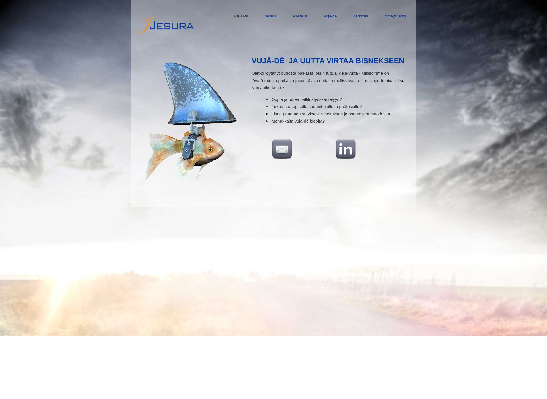 Skärmdump för jesura.fi