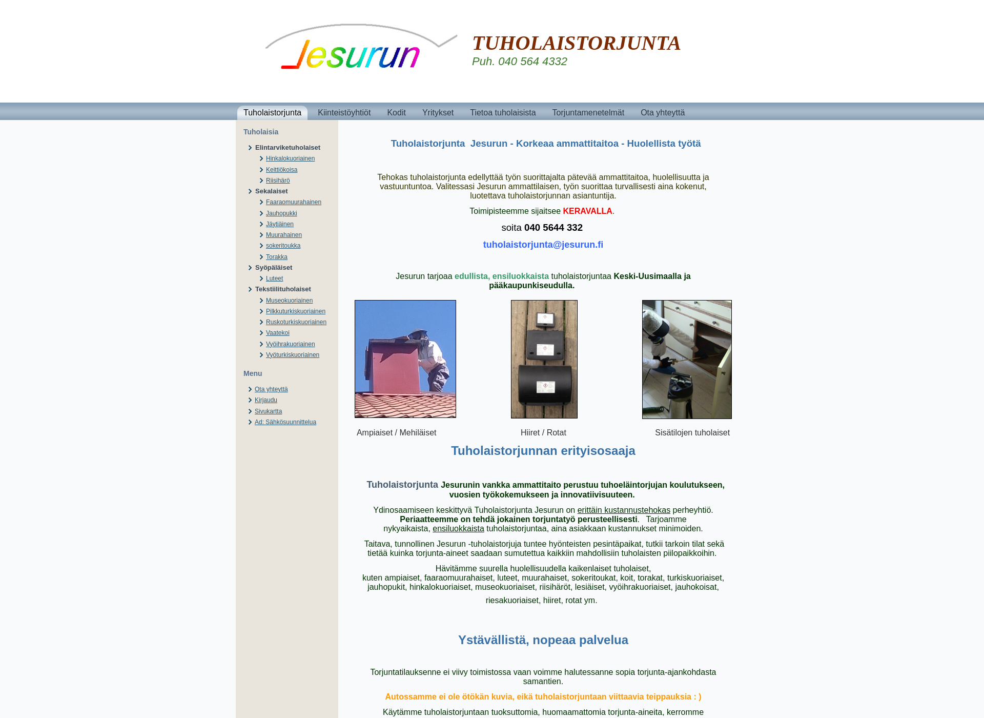 Screenshot for jesurun.fi