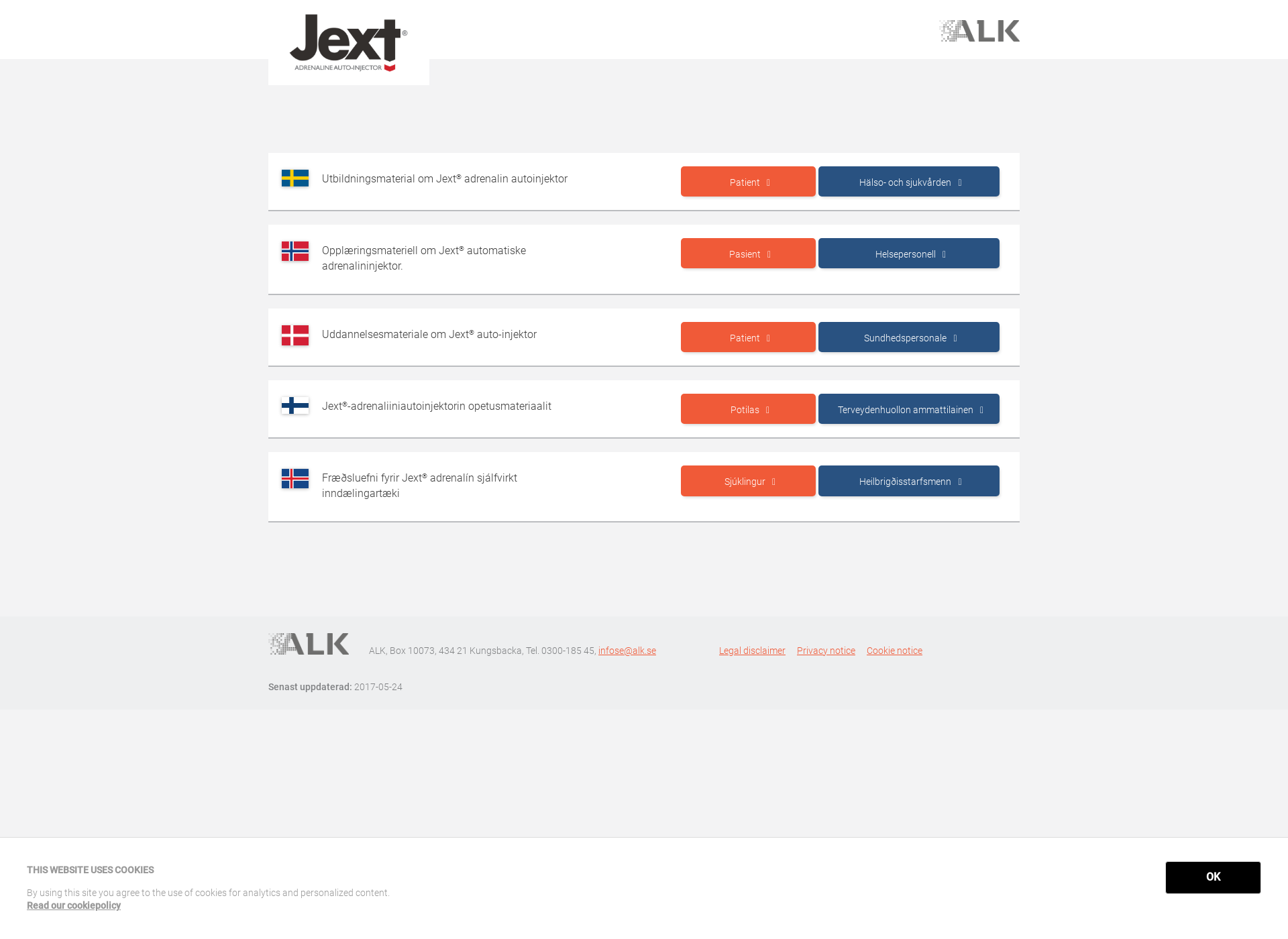 Screenshot for jext.fi