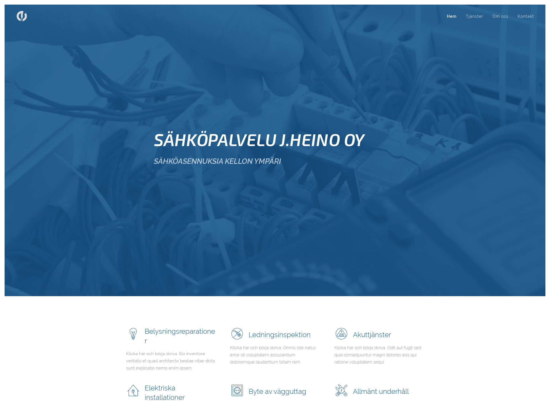 Skärmdump för jheino.fi
