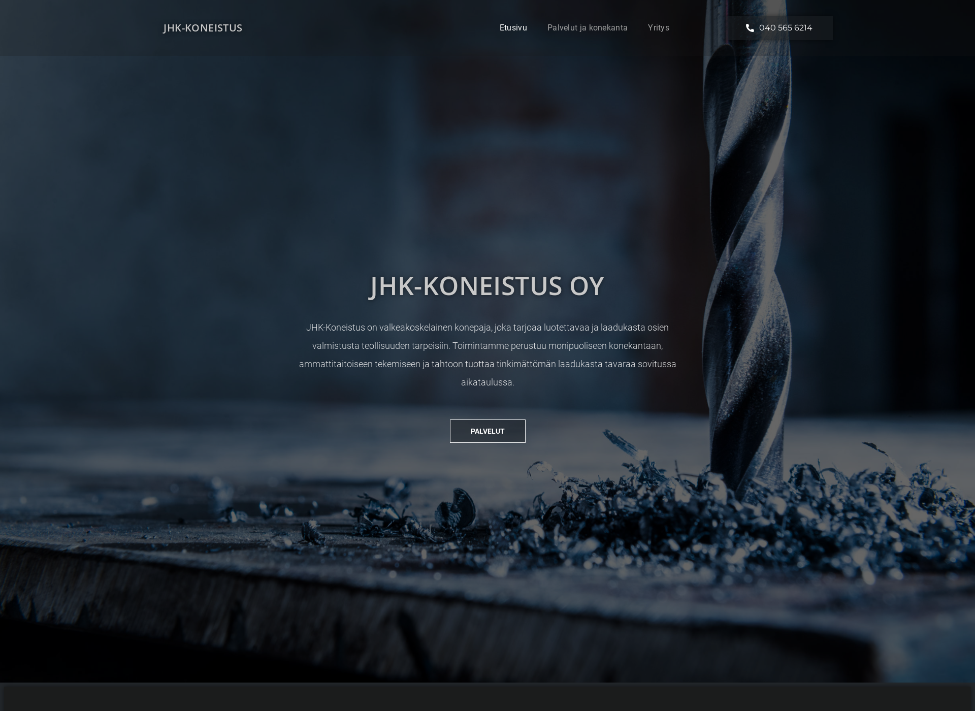 Screenshot for jhk-koneistus.fi