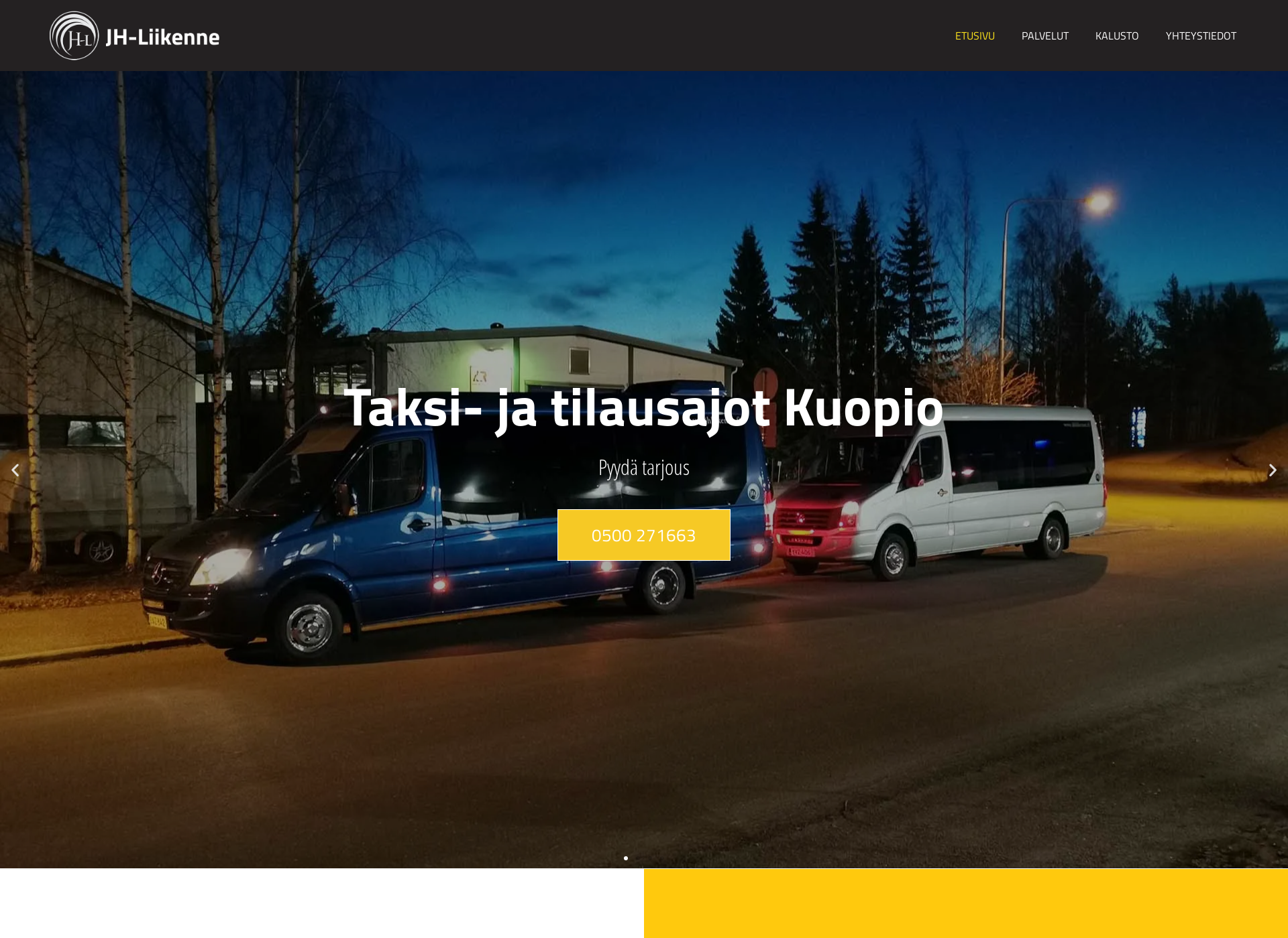 Screenshot for jhliikenne.fi