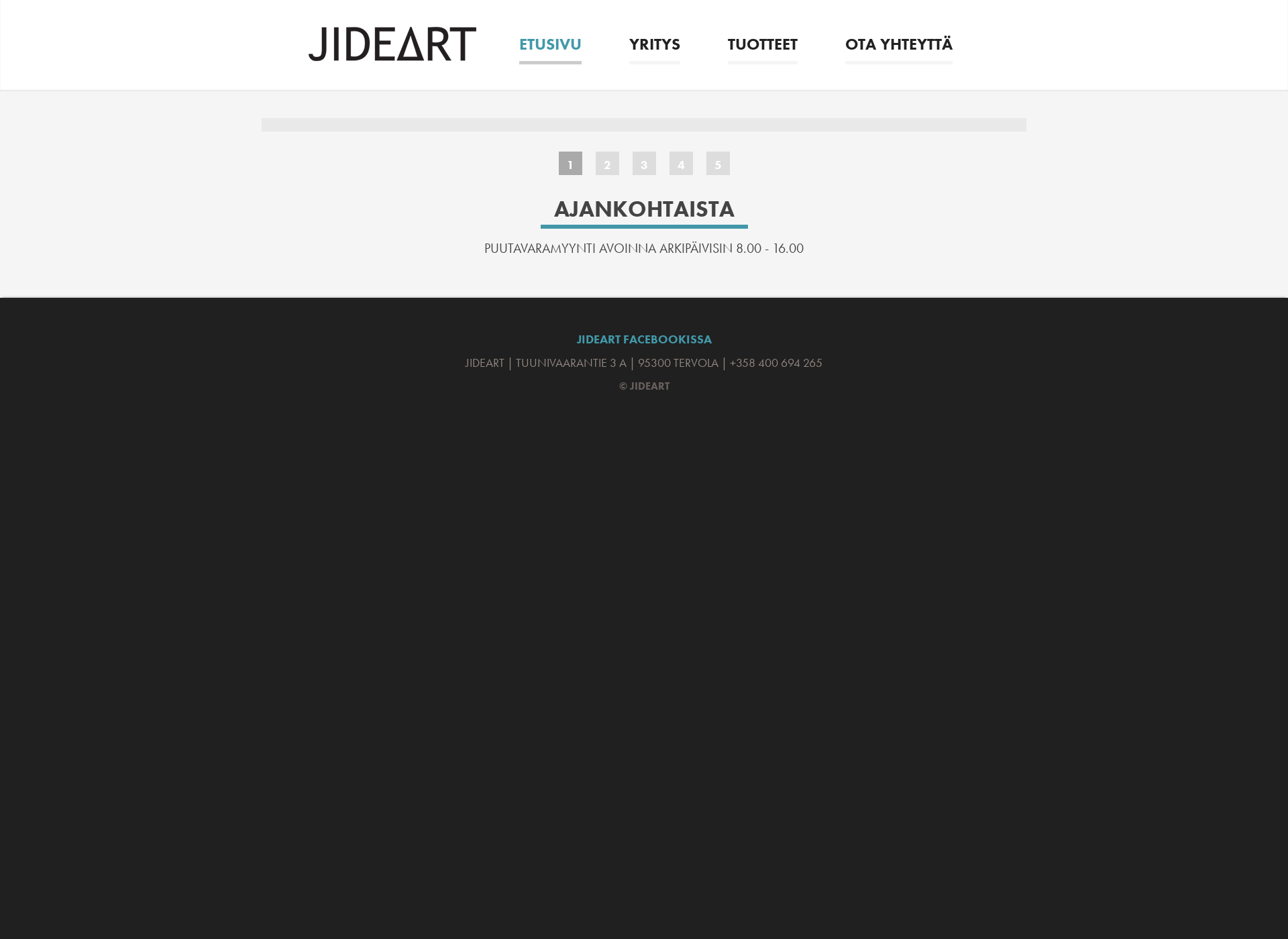 Screenshot for jideart.fi