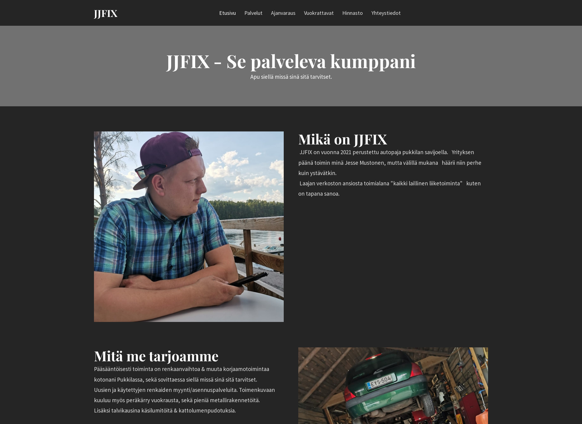 Screenshot for jjfix.fi