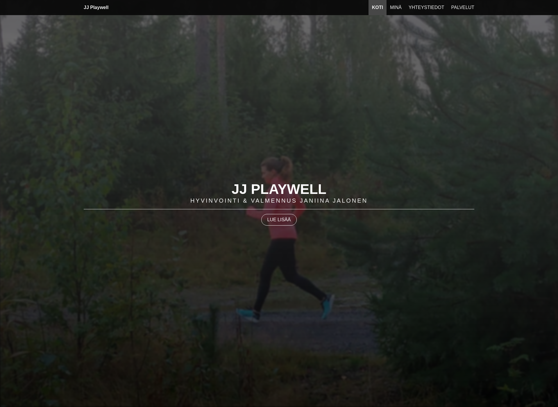 Skärmdump för jjplaywell.fi