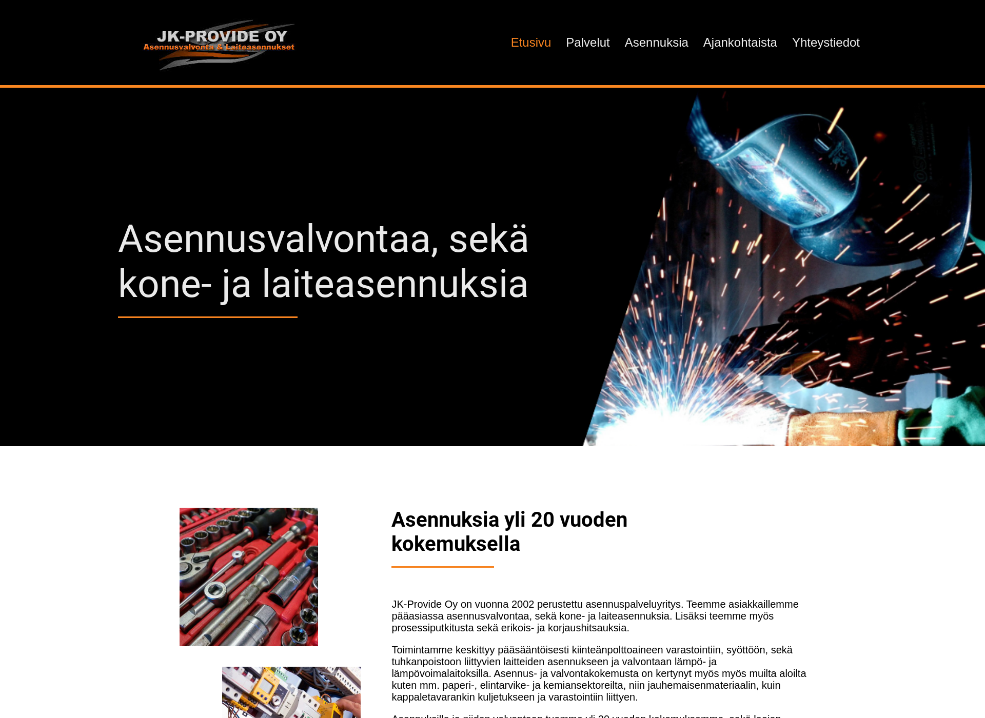 Näyttökuva jk-provide.fi