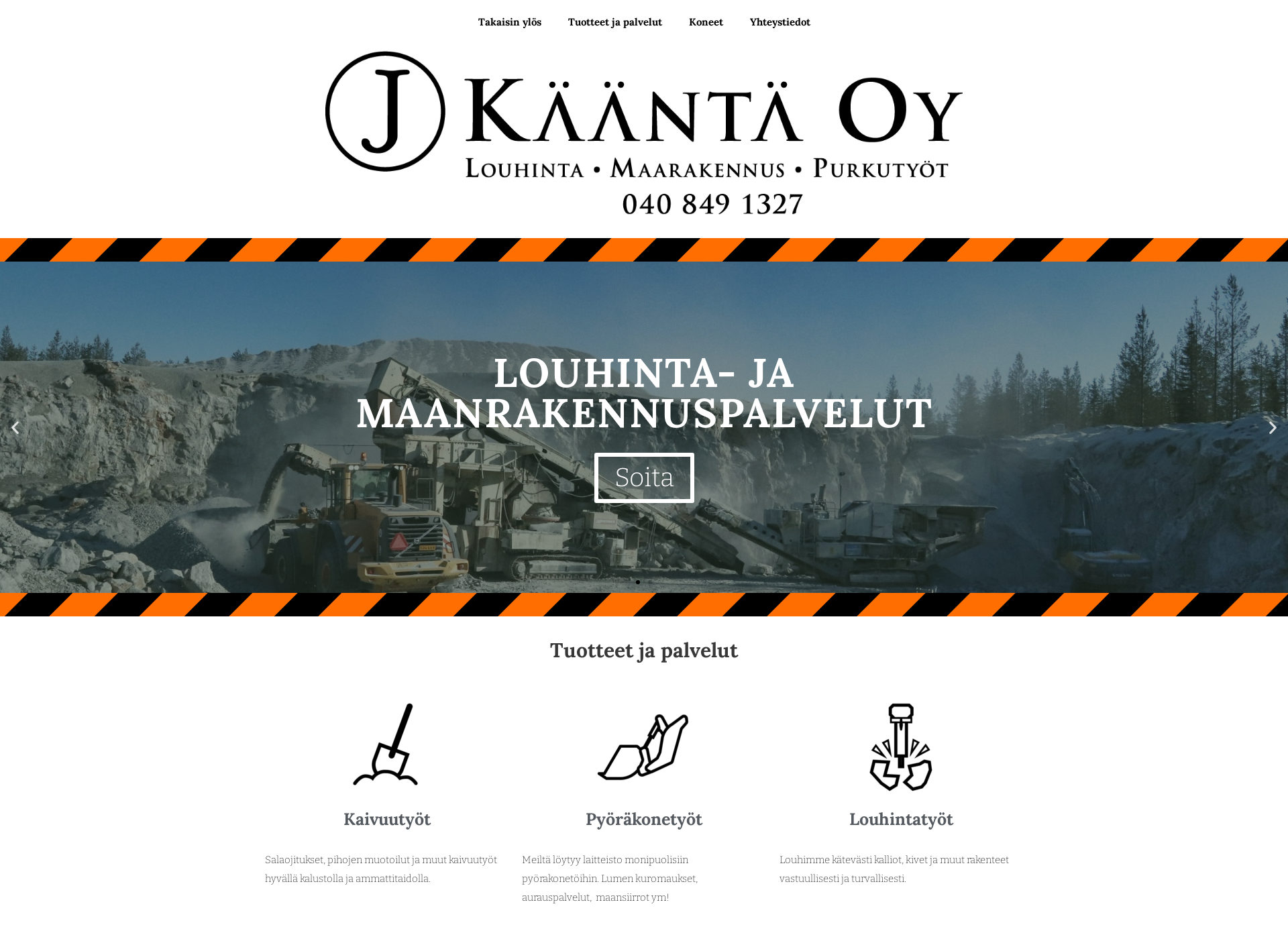 Skärmdump för jkaanta.fi