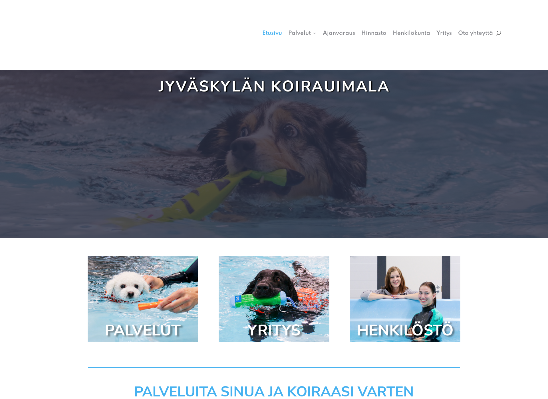 Screenshot for jklkoirauimala.fi