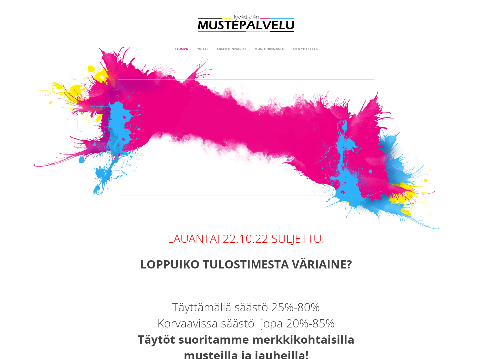 Screenshot for jklmustepalvelu.fi